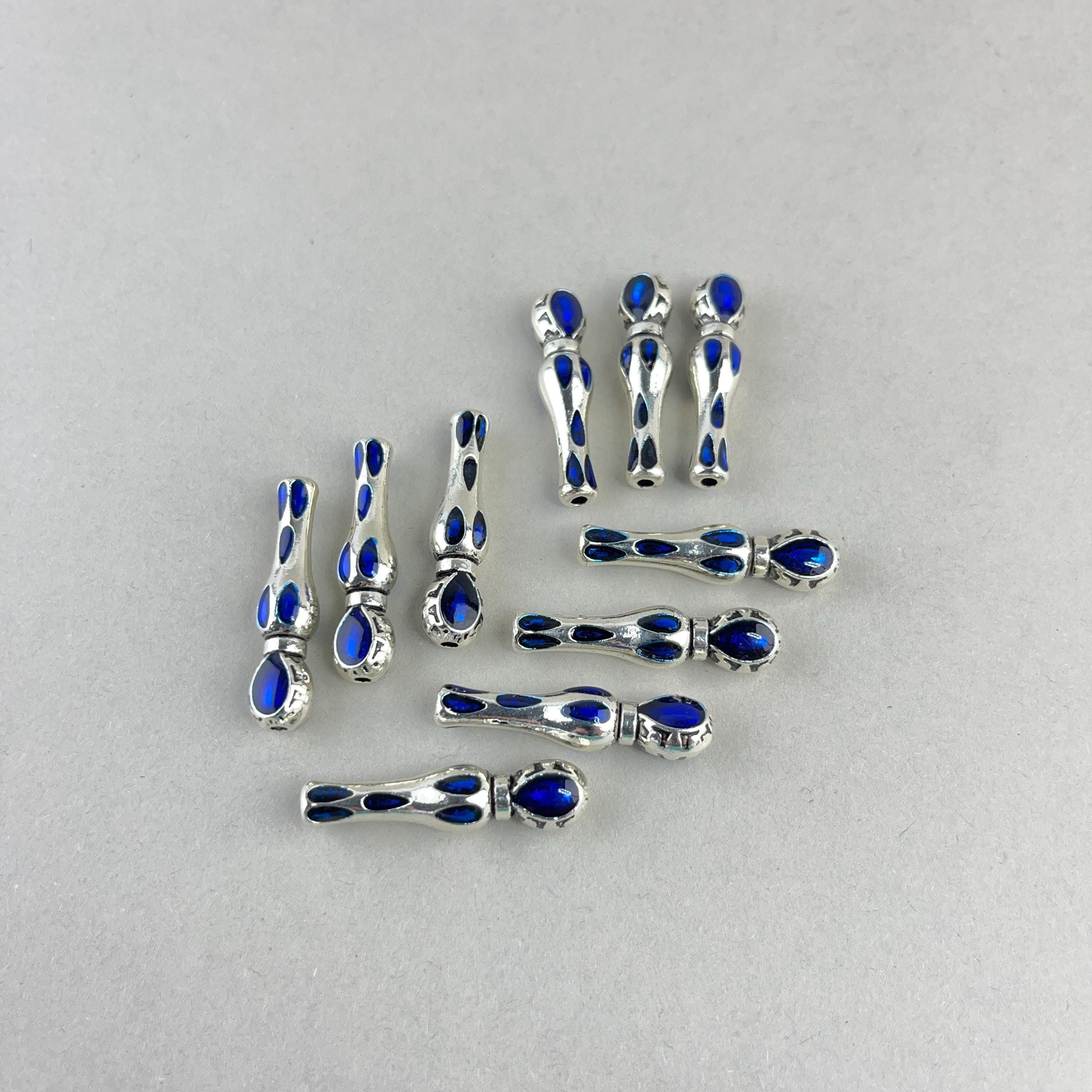 Enameled Metal Tasbih Imam: Prayer Bead Accessory - image 3