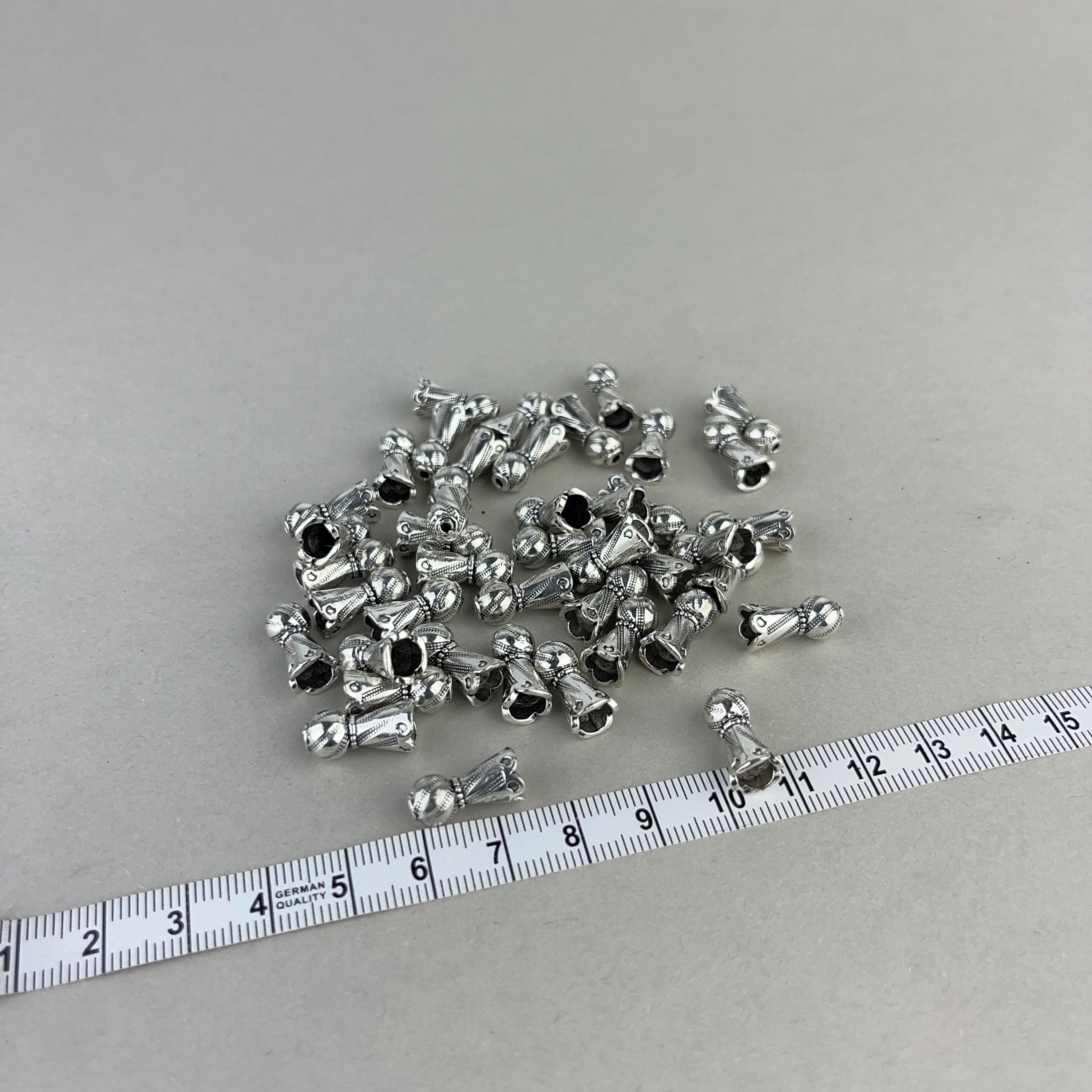 Medium Rosary Cone (15x7 MM): Prayer Beads Tassel Accessory