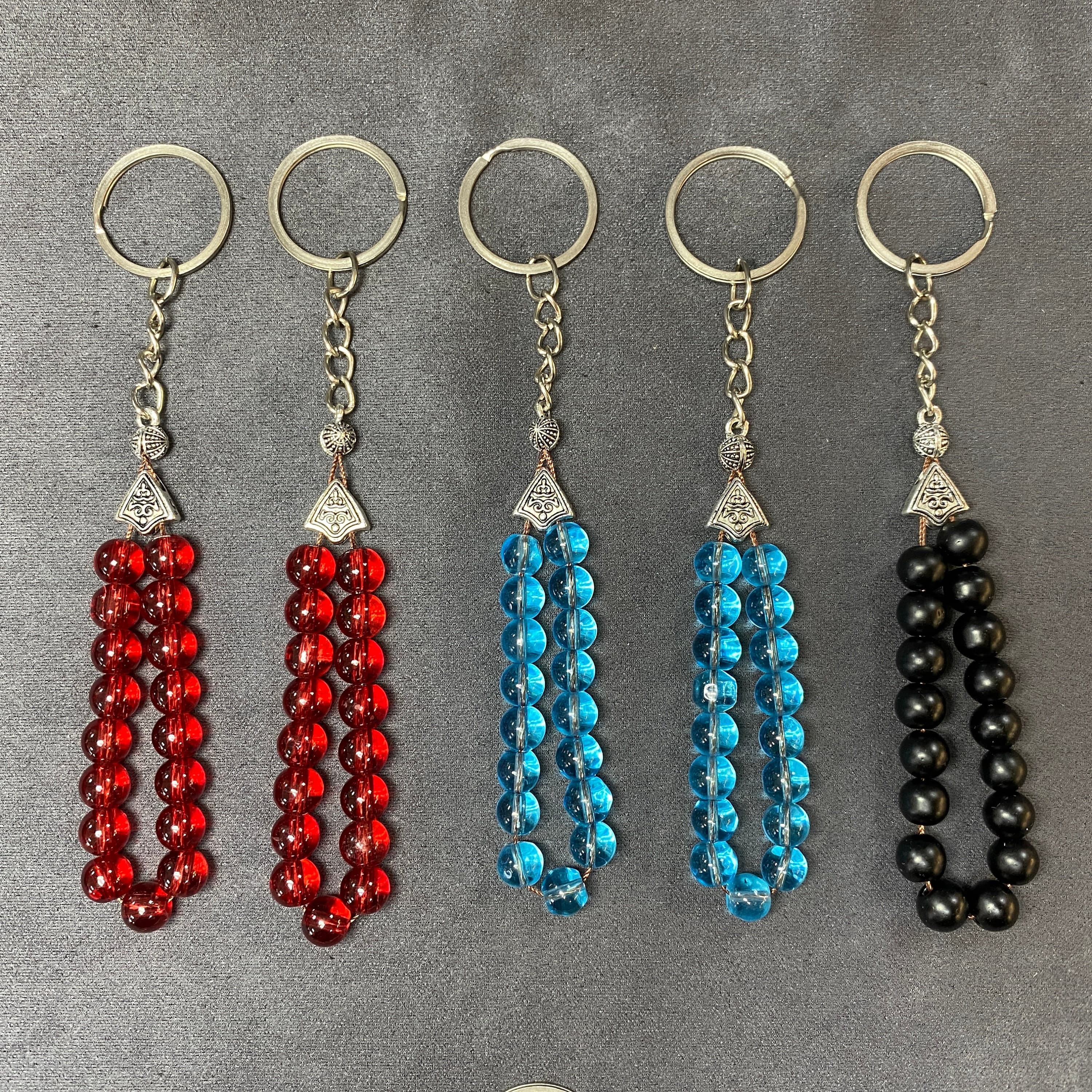 Handmade Prayer Beads Keychain, Worry Beads, Bag Charm - image 3