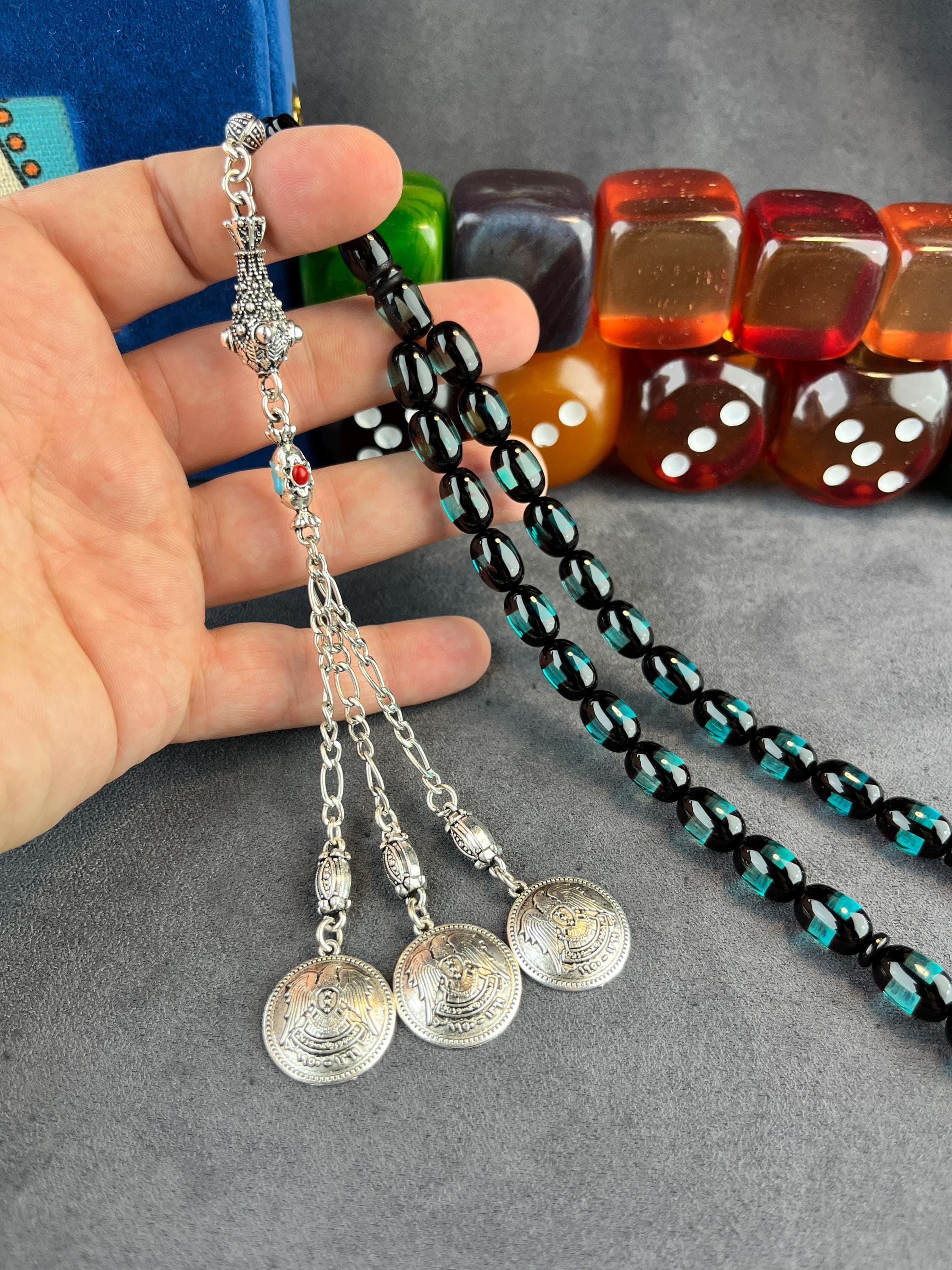 Tasbih Tassel Craft Kit, Metal Rosary DIY Supplies - image 3