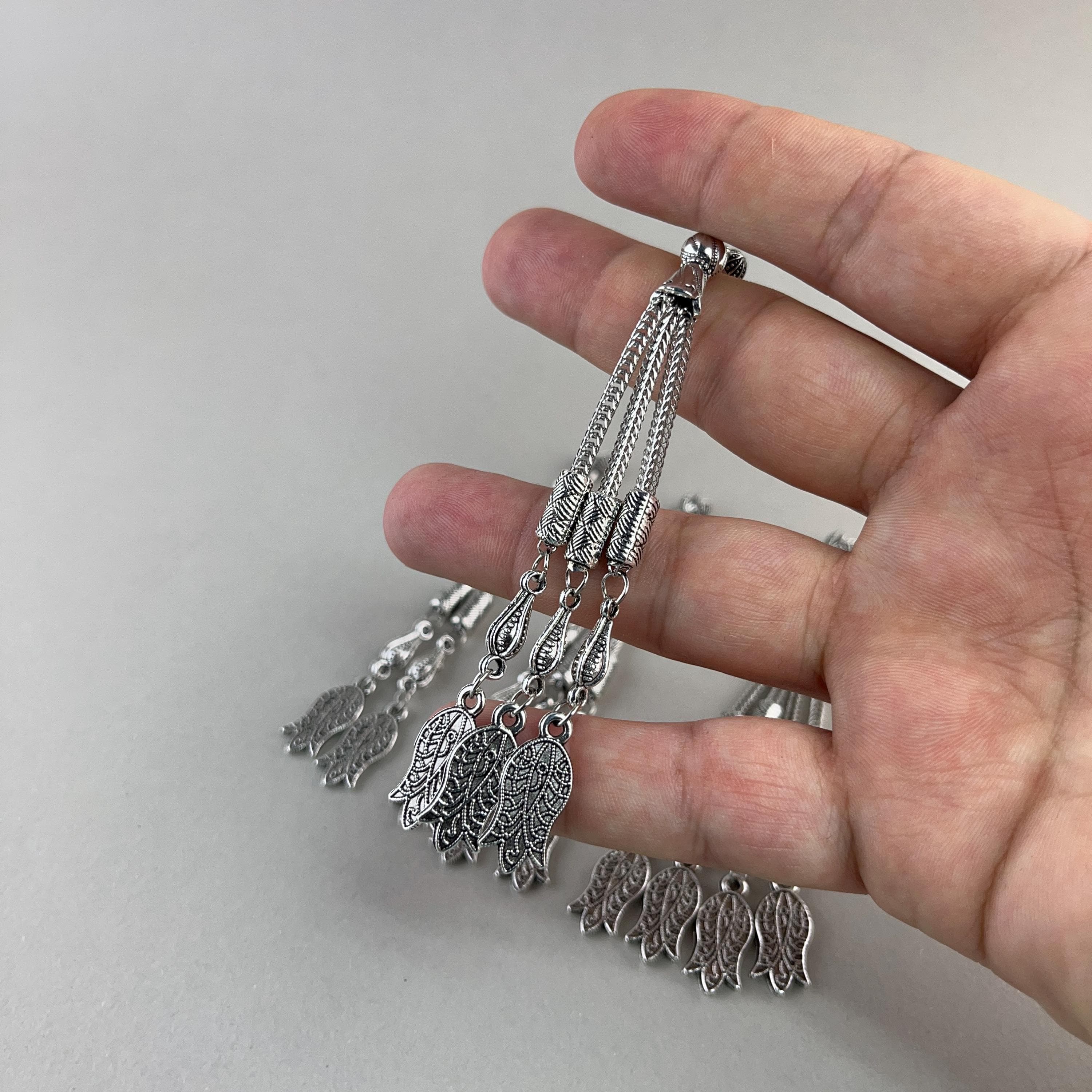 Seljuk Tulip Rosary Tassel: Turkish Prayer Beads Accessory - image 5