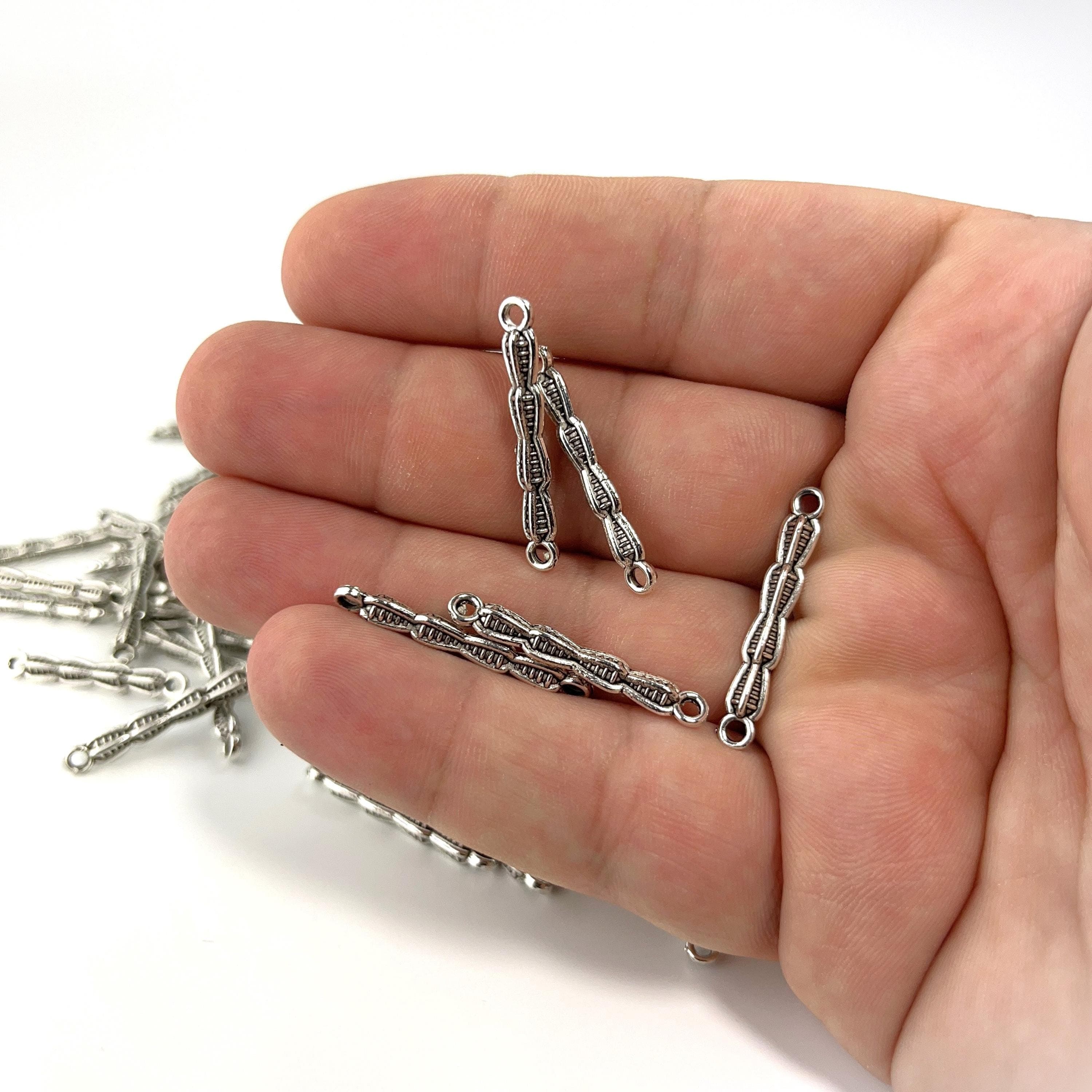Rosary Tassel Bar Connector: DIY Prayer Beads Parts (29x4 MM) - image 4
