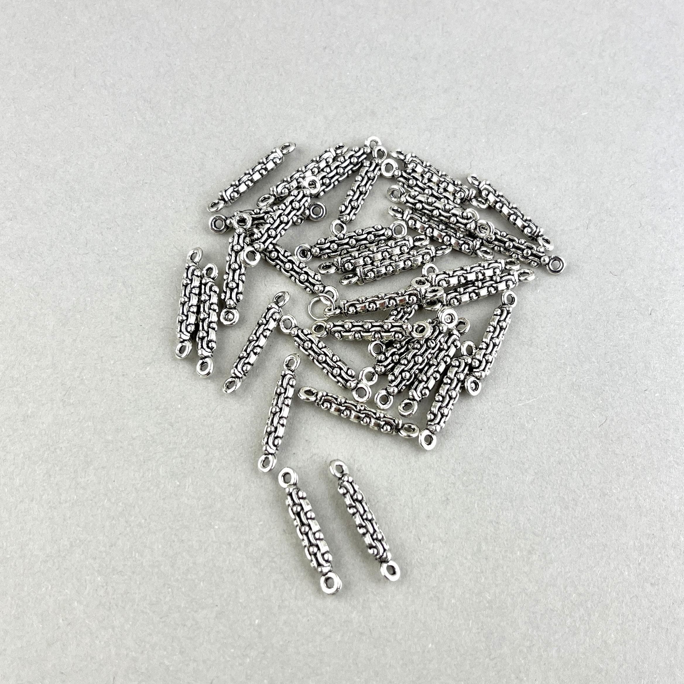Rosary Tassel Bar Link: Prayer Bead Connector, Jewelry Crafting (25 x 3 MM) - image 5