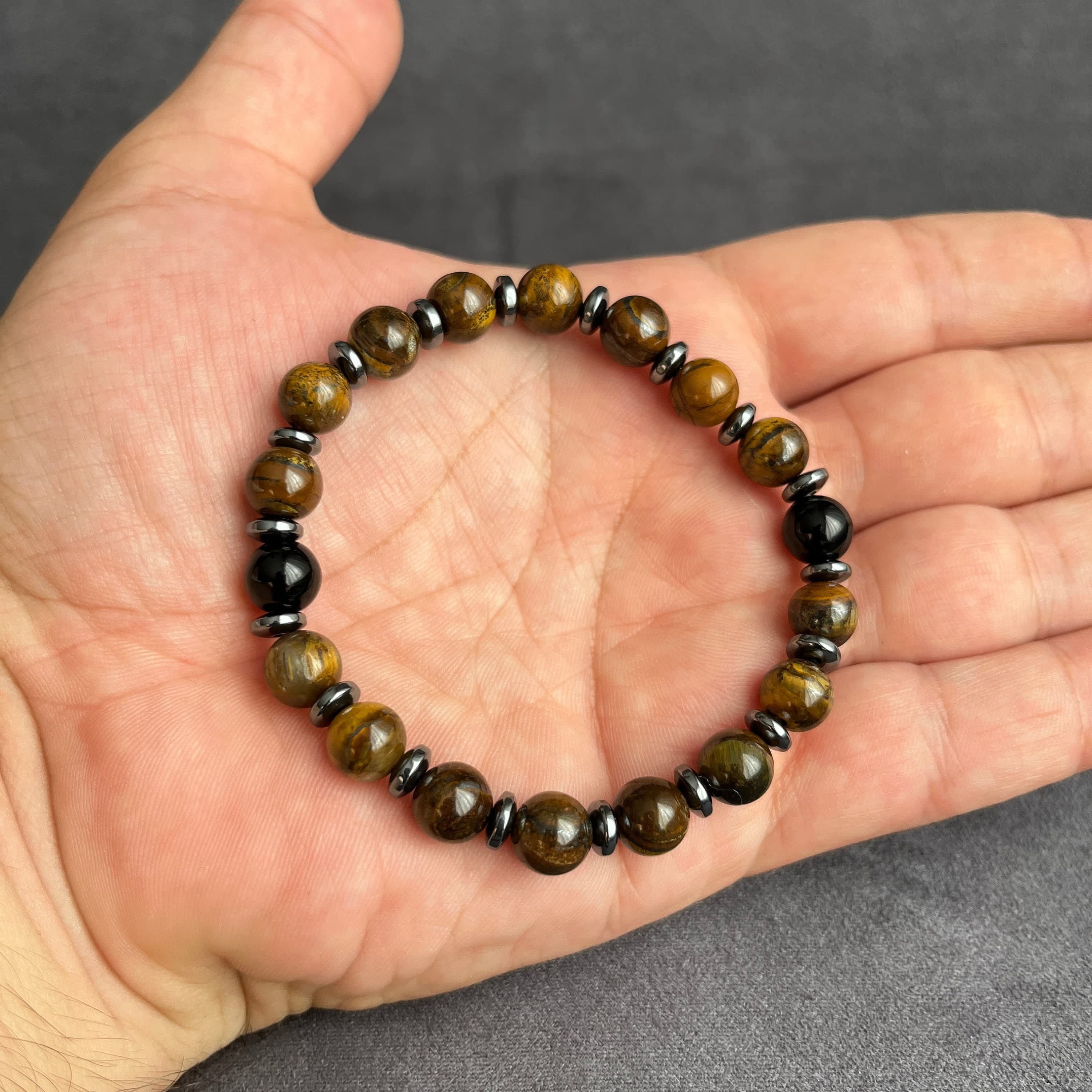 Custom Tiger Eye Prayer Beads and Bracelet Set, Islamic Gift - image 4