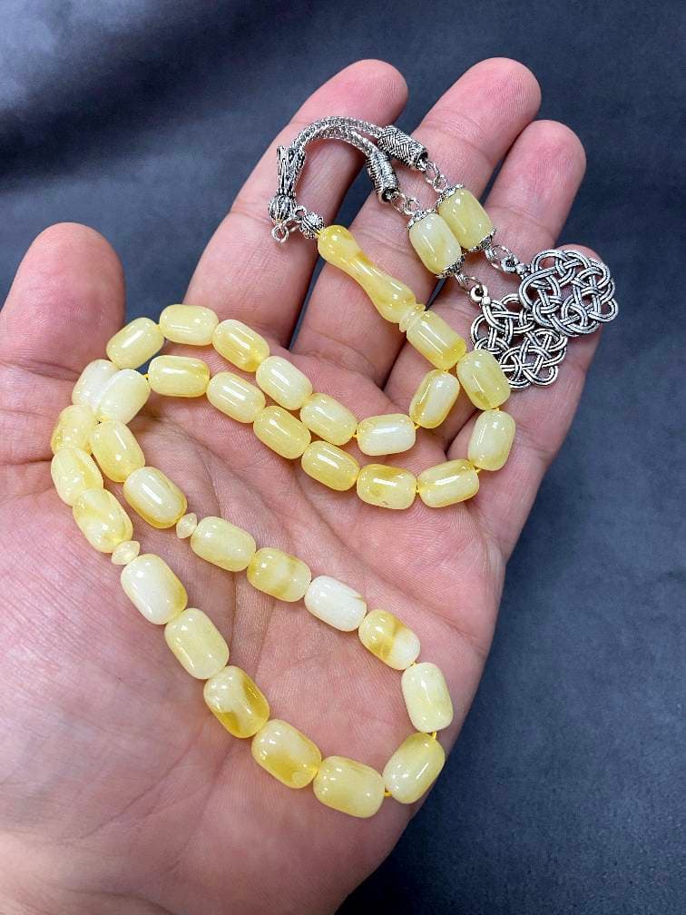 Beirut Bakelite Islamic Prayer Beads, Muslim Rosary, Ramadan Gift - image 3