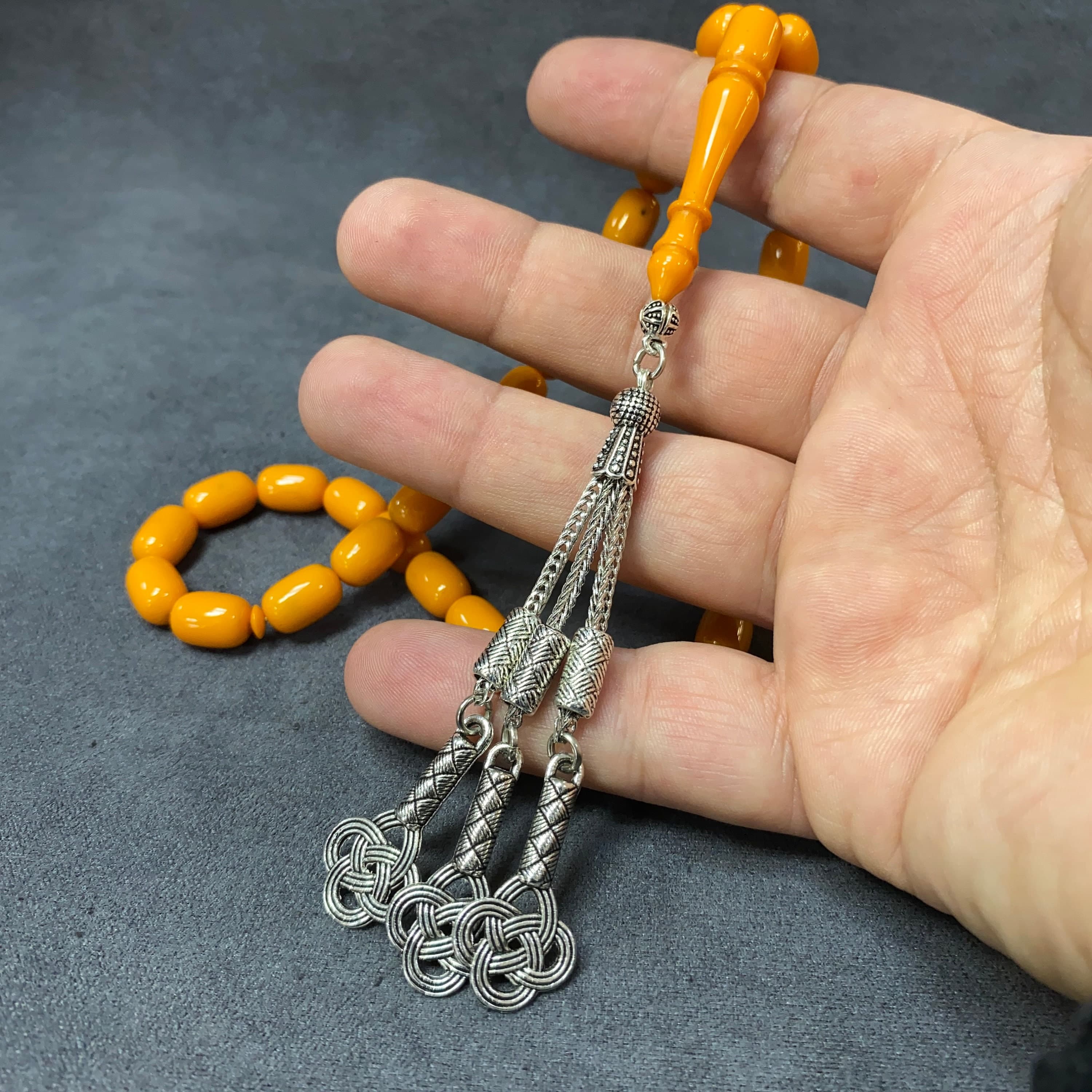 Metal Tesbih Tassel – Turk Design Rosary Making Accessory (6-12mm Beads) - image 4