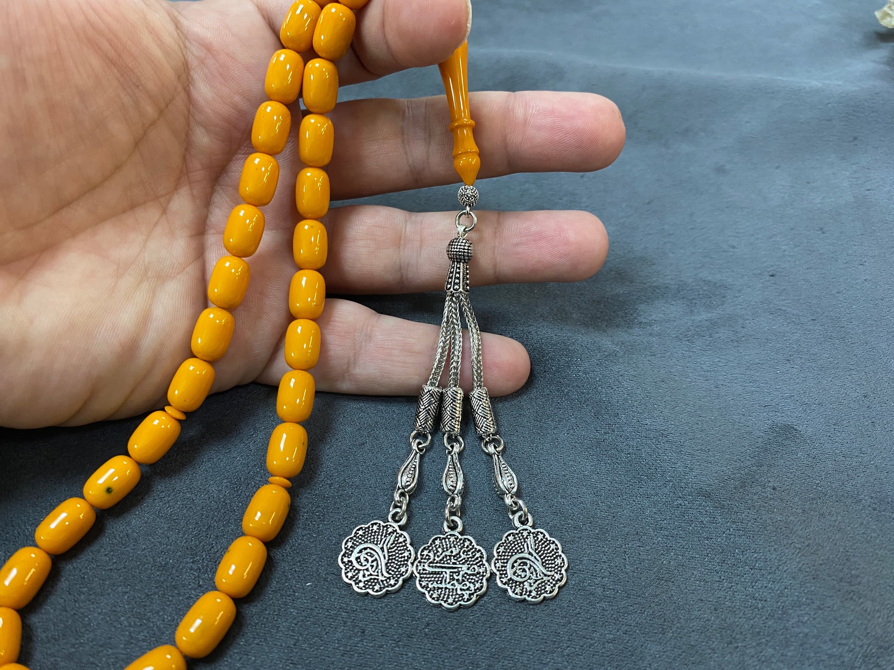 Metal Tasbih Tassel, Rosary Accessory, Misbaha Design Set - image 3