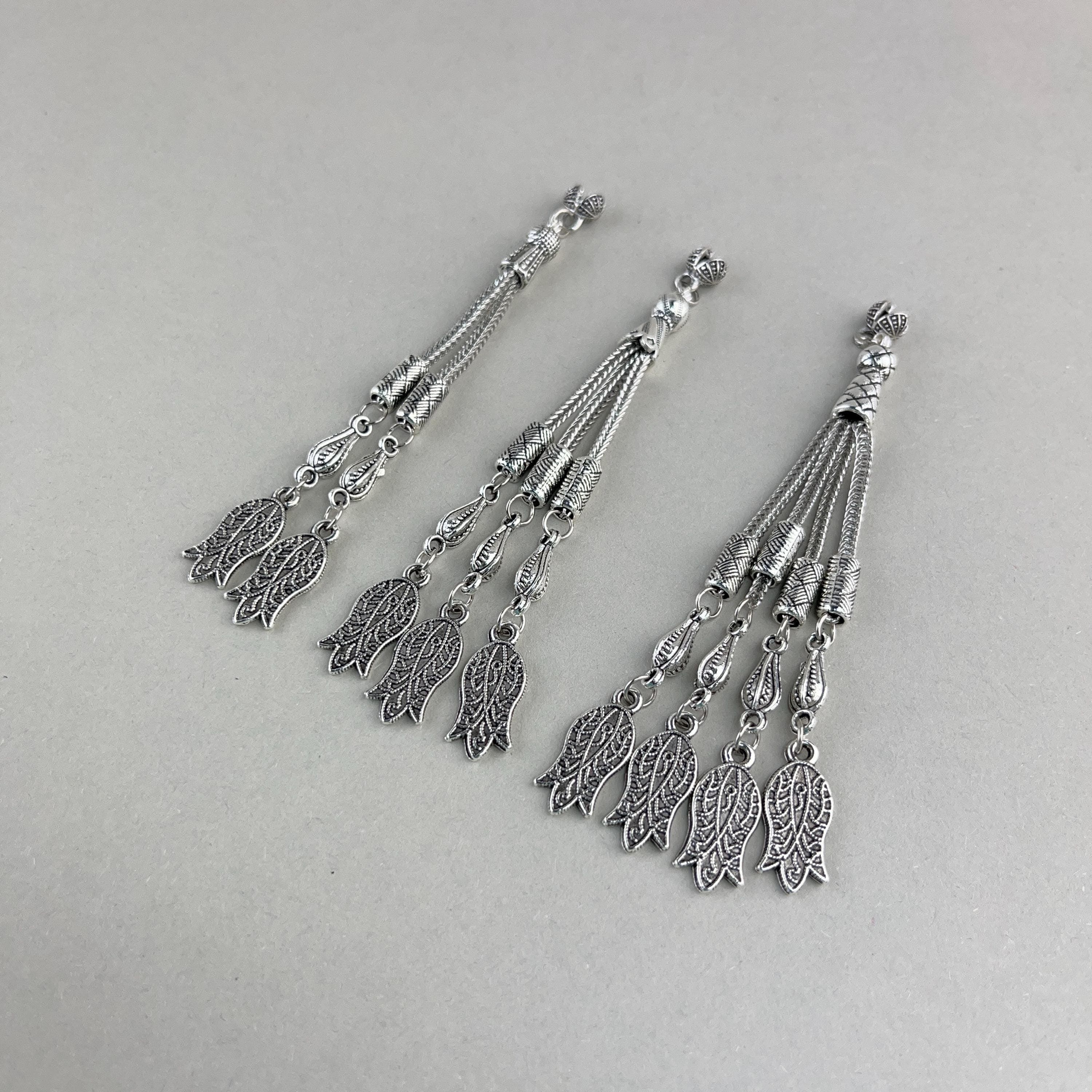Seljuk Tulip Rosary Tassel: Turkish Prayer Beads Accessory