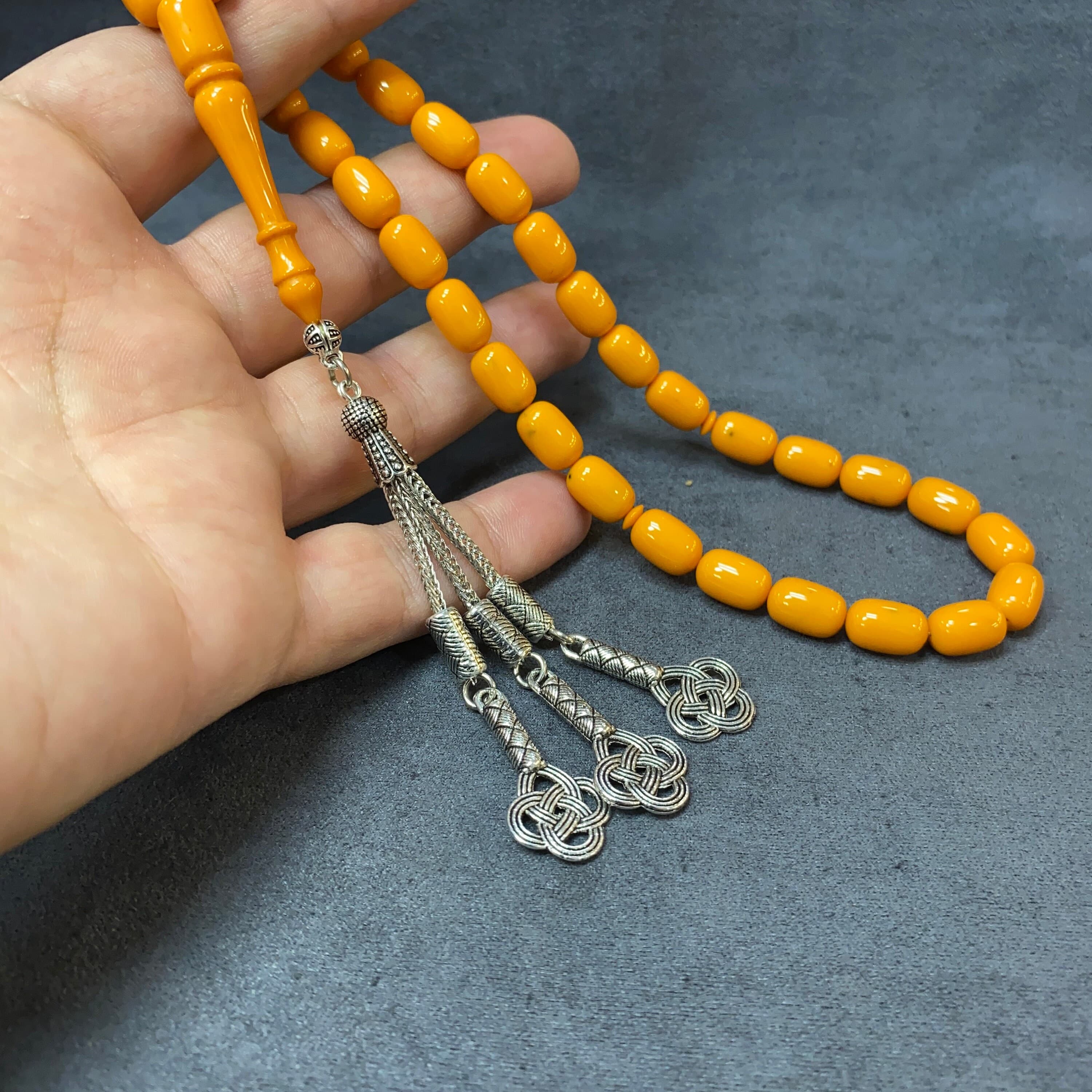 Metal Tesbih Tassel – Turk Design Rosary Making Accessory (6-12mm Beads) - image 3