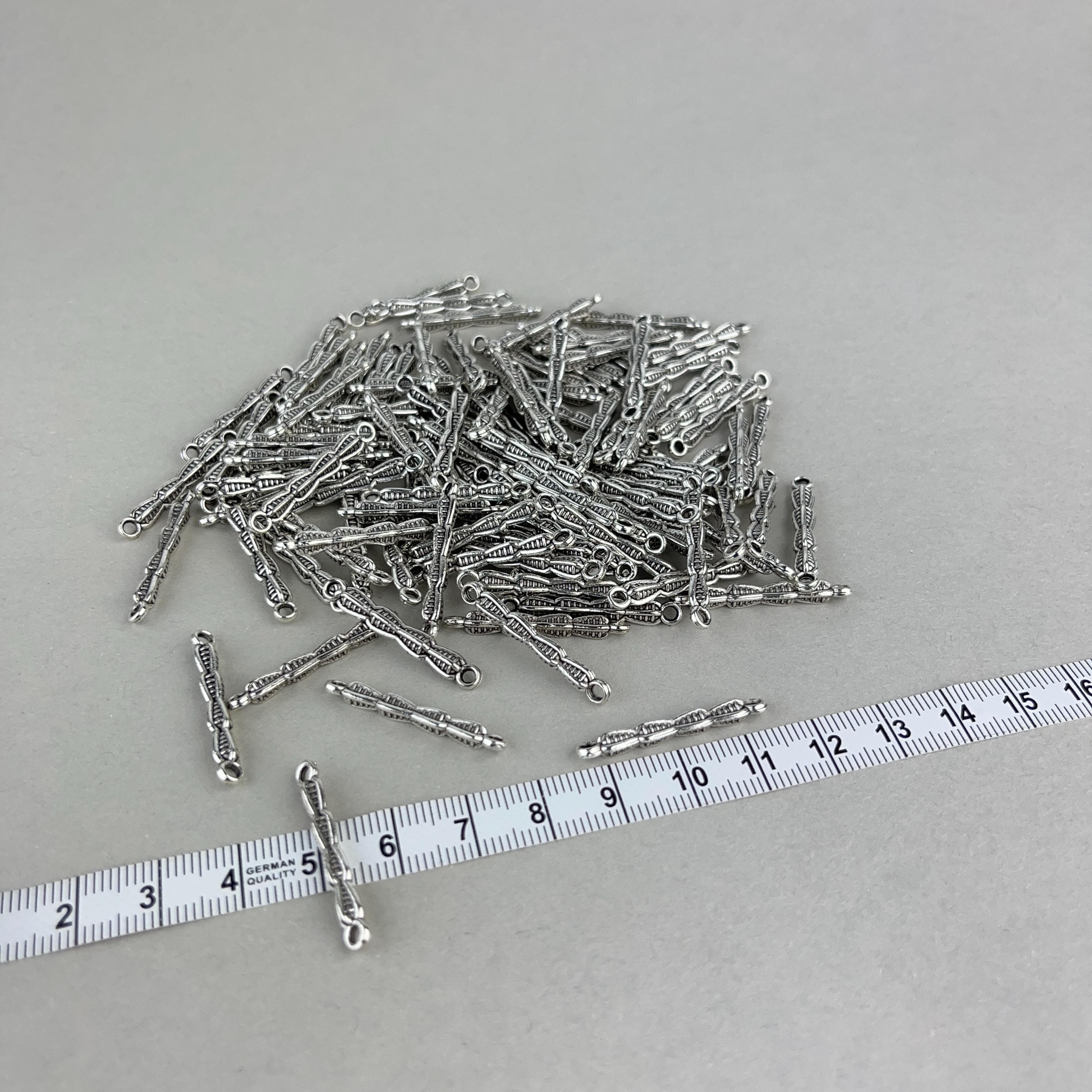 Rosary Tassel Bar Connector: DIY Prayer Beads Parts (29x4 MM)