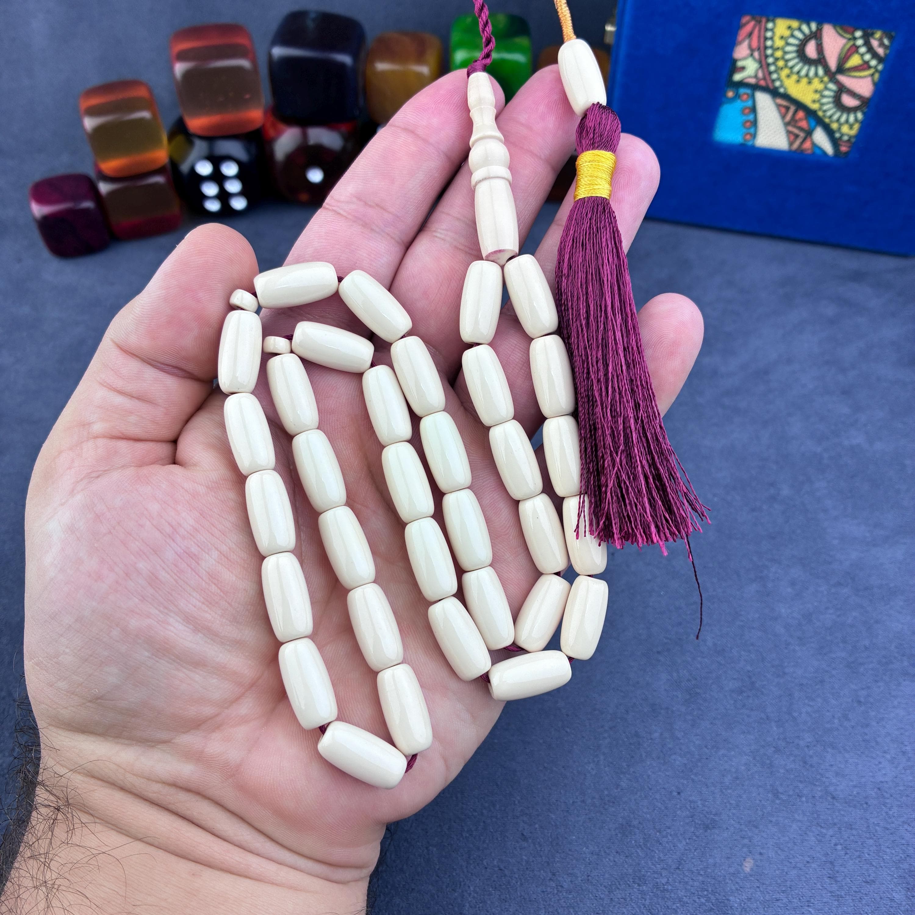 White 33 Beads Prayer Beads