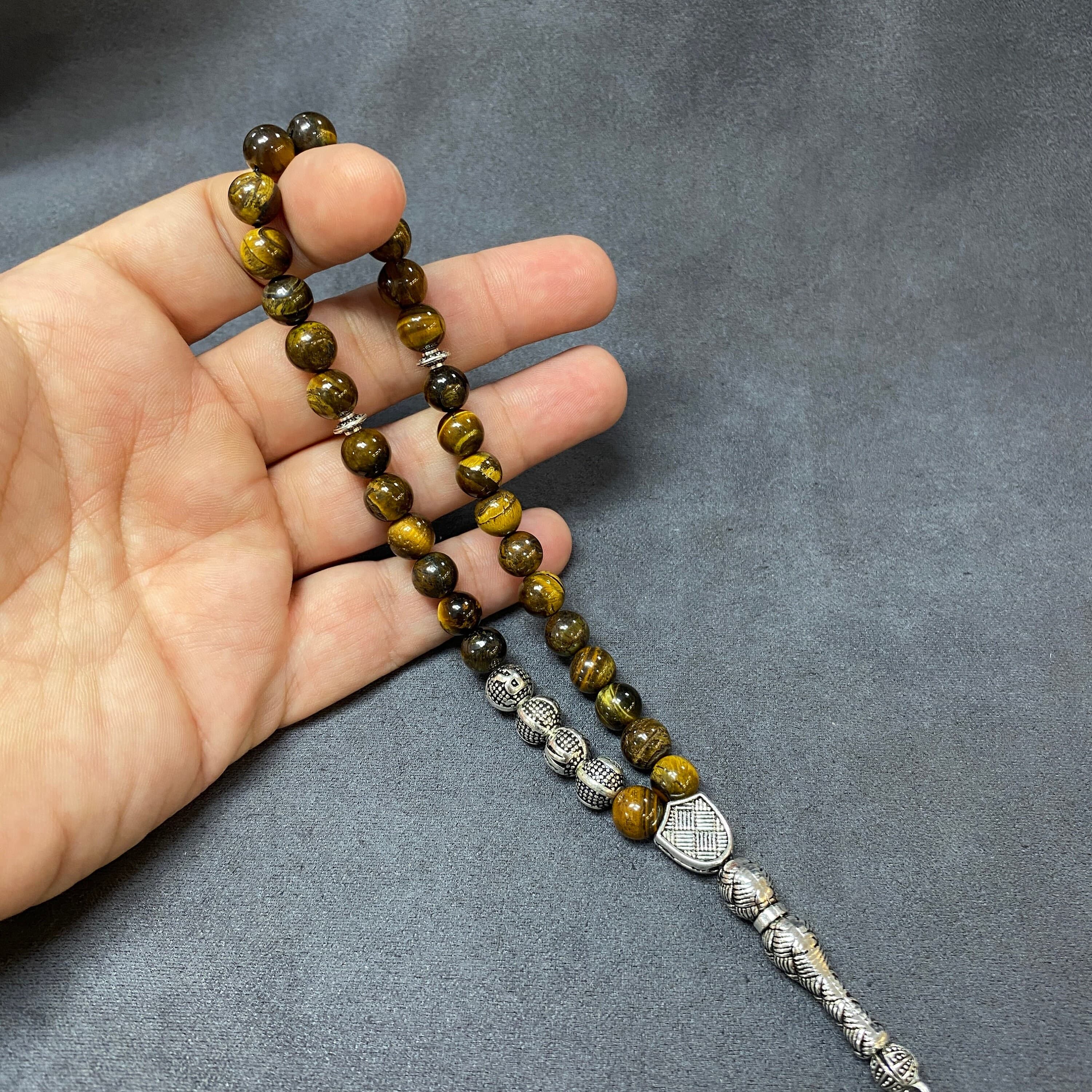 custom named gemstone rosary