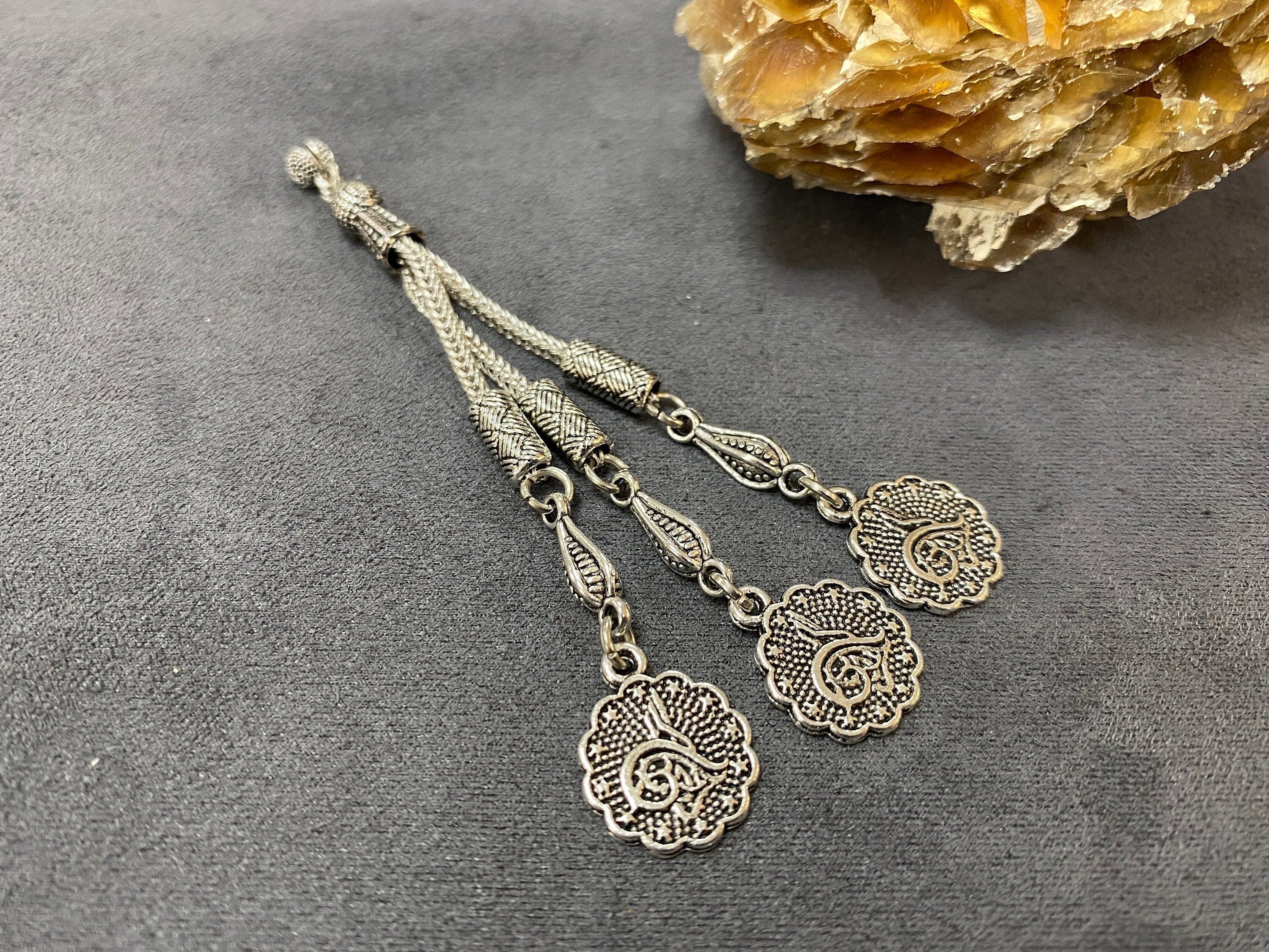 Metal Tasbih Tassel, Rosary Accessory, Misbaha Design Set