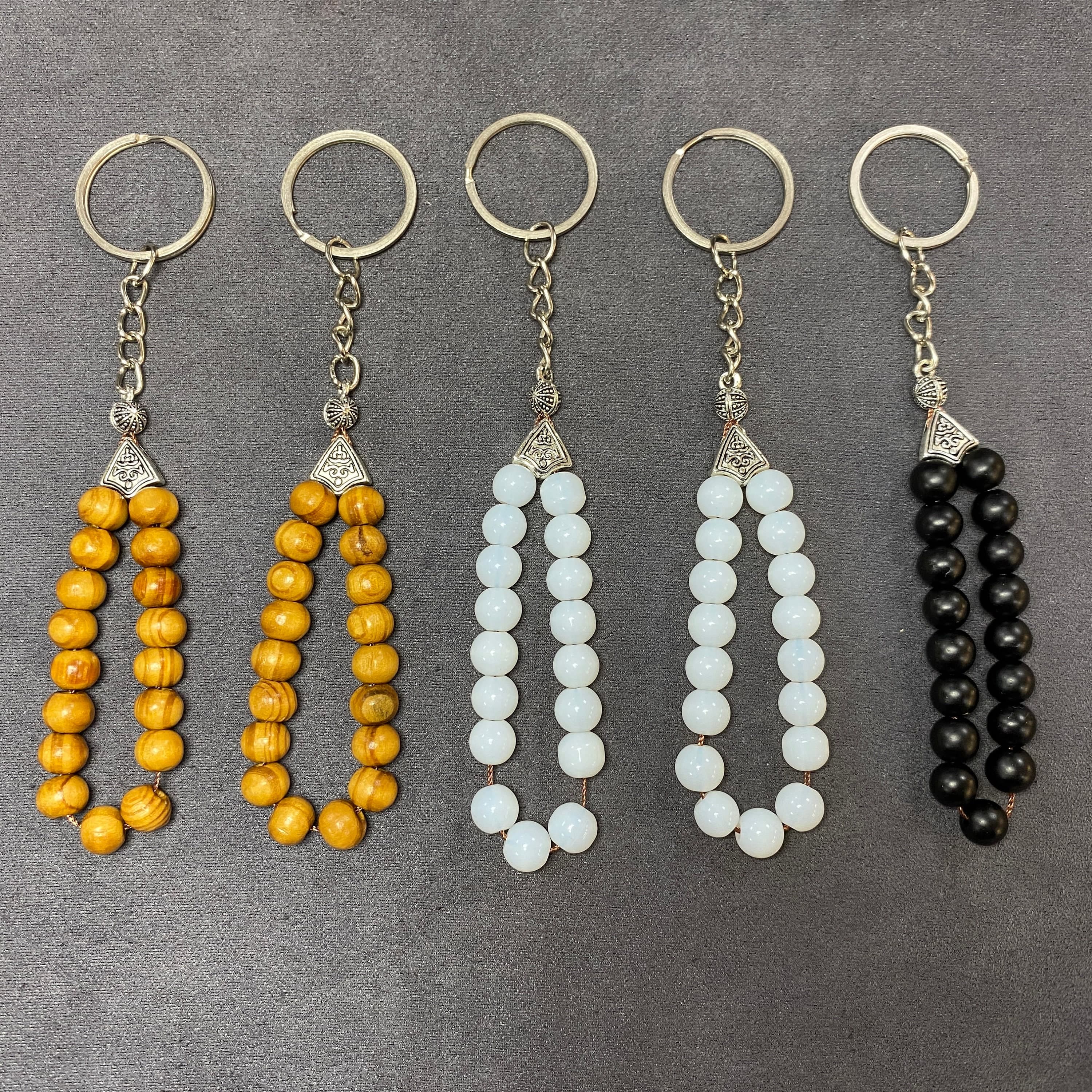 Handmade Prayer Beads Keychain, Worry Beads, Bag Charm - image 4