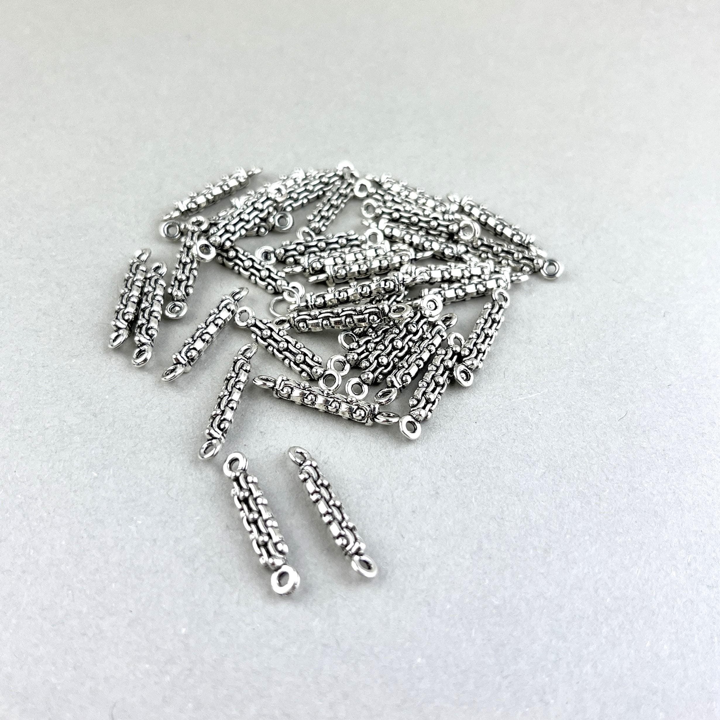 Rosary Tassel Bar Link: Prayer Bead Connector, Jewelry Crafting (25 x 3 MM) - image 4