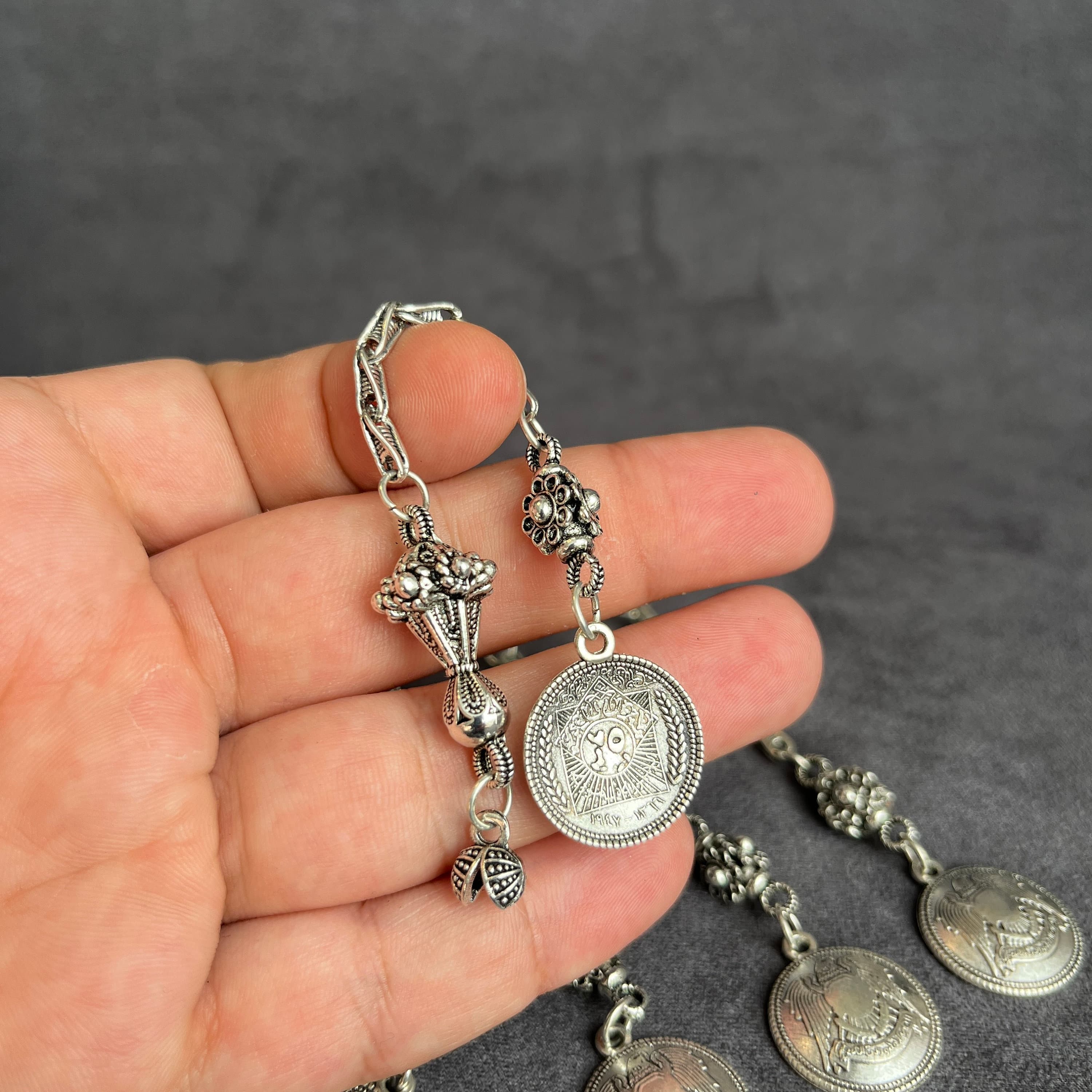 Metal Tasbih Tassel, DIY Rosary Craft Kit