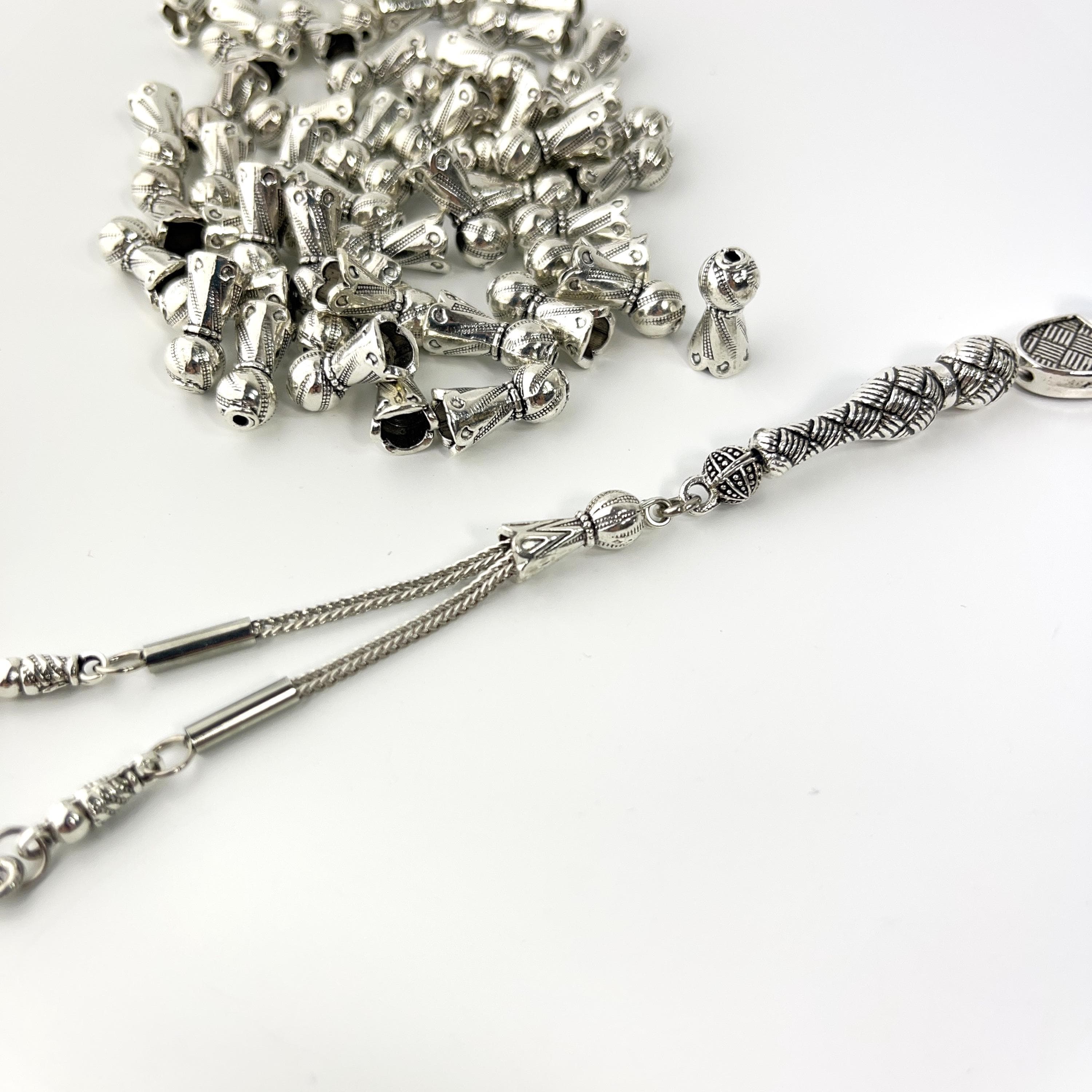 Medium Rosary Cone (15x7 MM): Prayer Beads Tassel Accessory - image 5