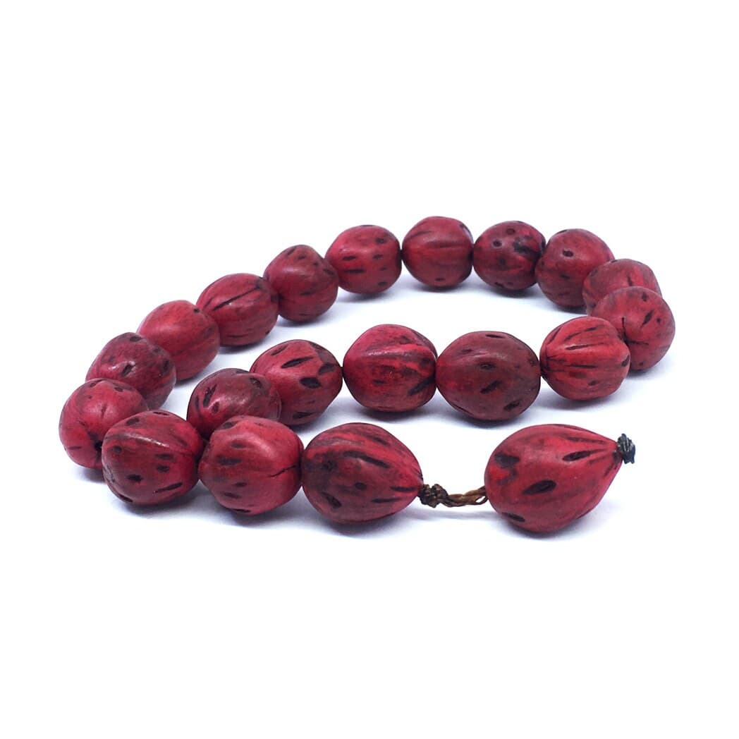 17 Beads Juniper Seed Islamic Prayer Beads, Muslim Misbaha Rosary, Komboloi - image 5