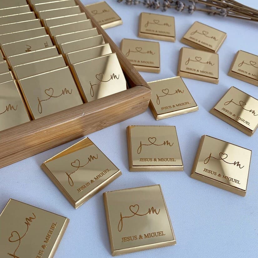 Wedding Favors Chocolate, Engagement Chocolate, Customized Guest Treats - image 3
