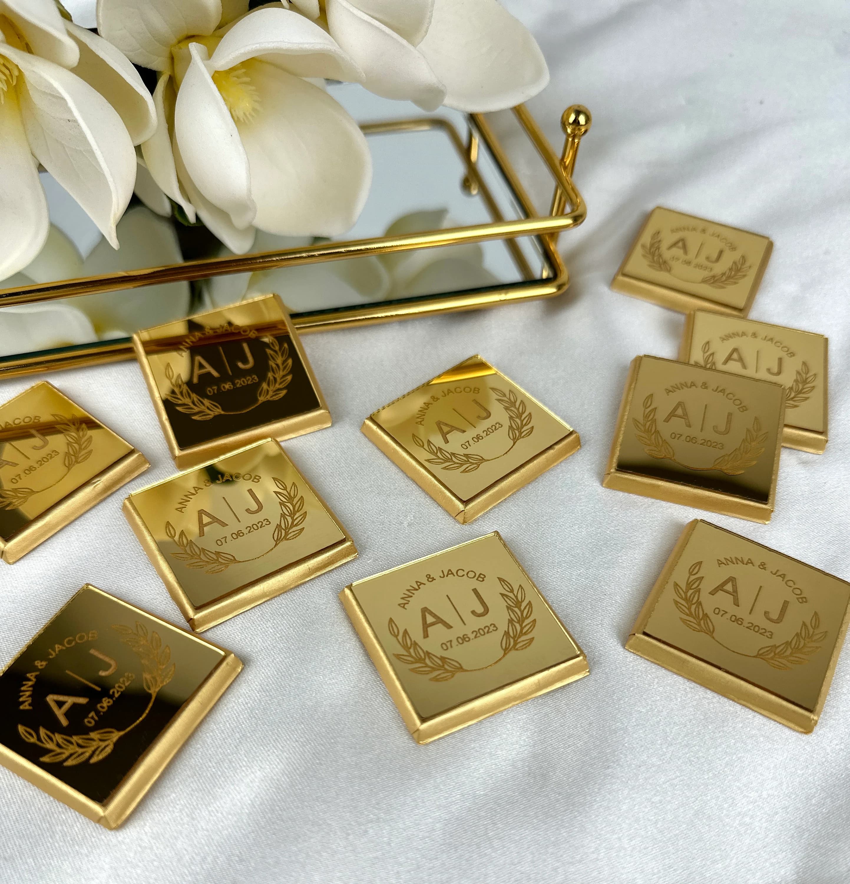 Wedding Favors Chocolate, Engagement Chocolate, Customized Guest Treats - image 4