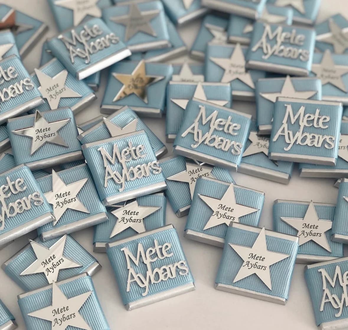 Personalized Baby Chocolate, Baby Shower Party Treats, Newborn Gift, Baby Celebration Favor - image 3