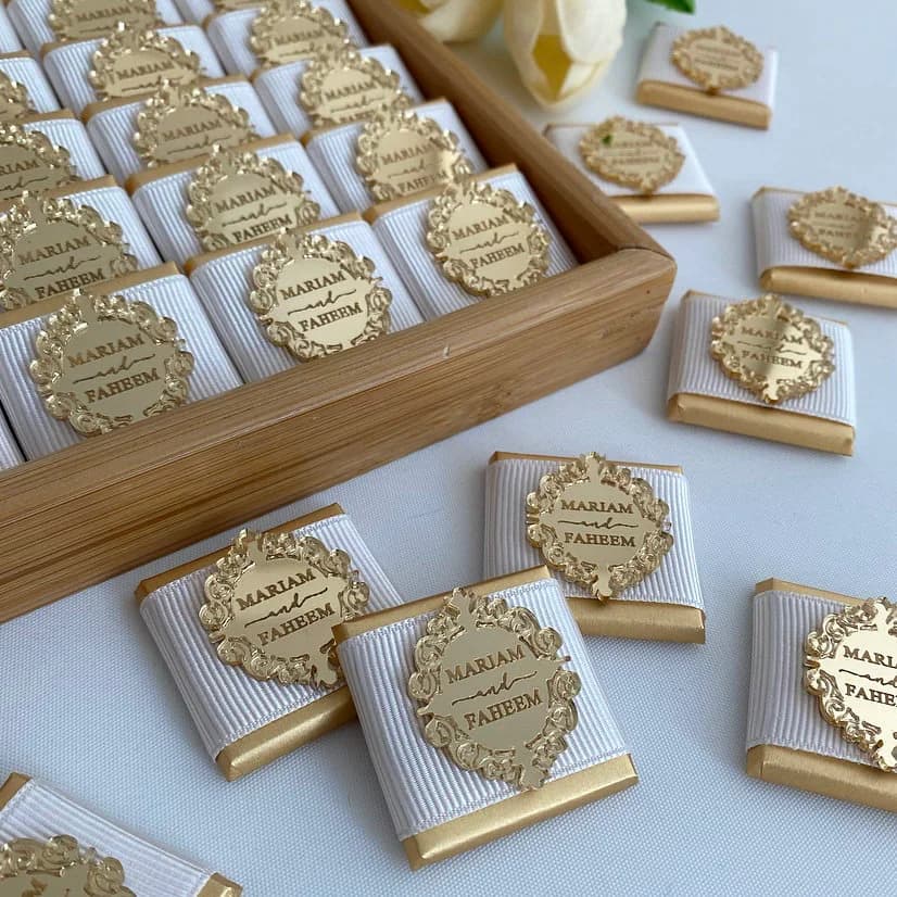Wedding Favors Chocolate, Wedding gifts for the couple, Engagement Chocolate, Wedding Chocolate, Luxury Chocolate - image 4