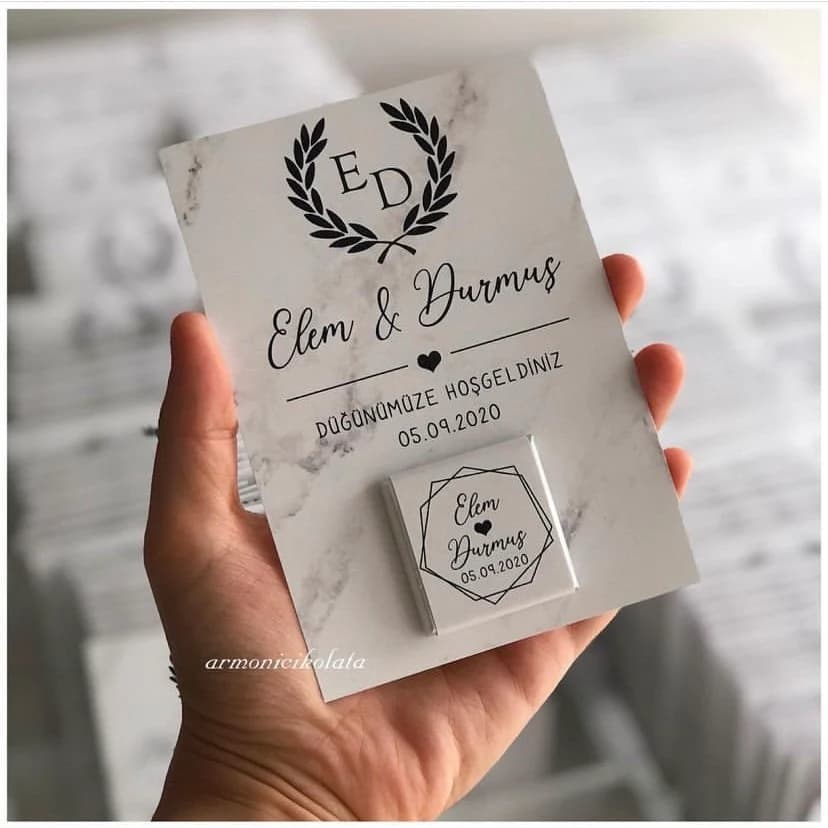 Wedding Chocolate, Wedding Favors, Engagement Favors Chocolate, Chocolate For Guests, Card Chocolate, High Quality Chocolate
