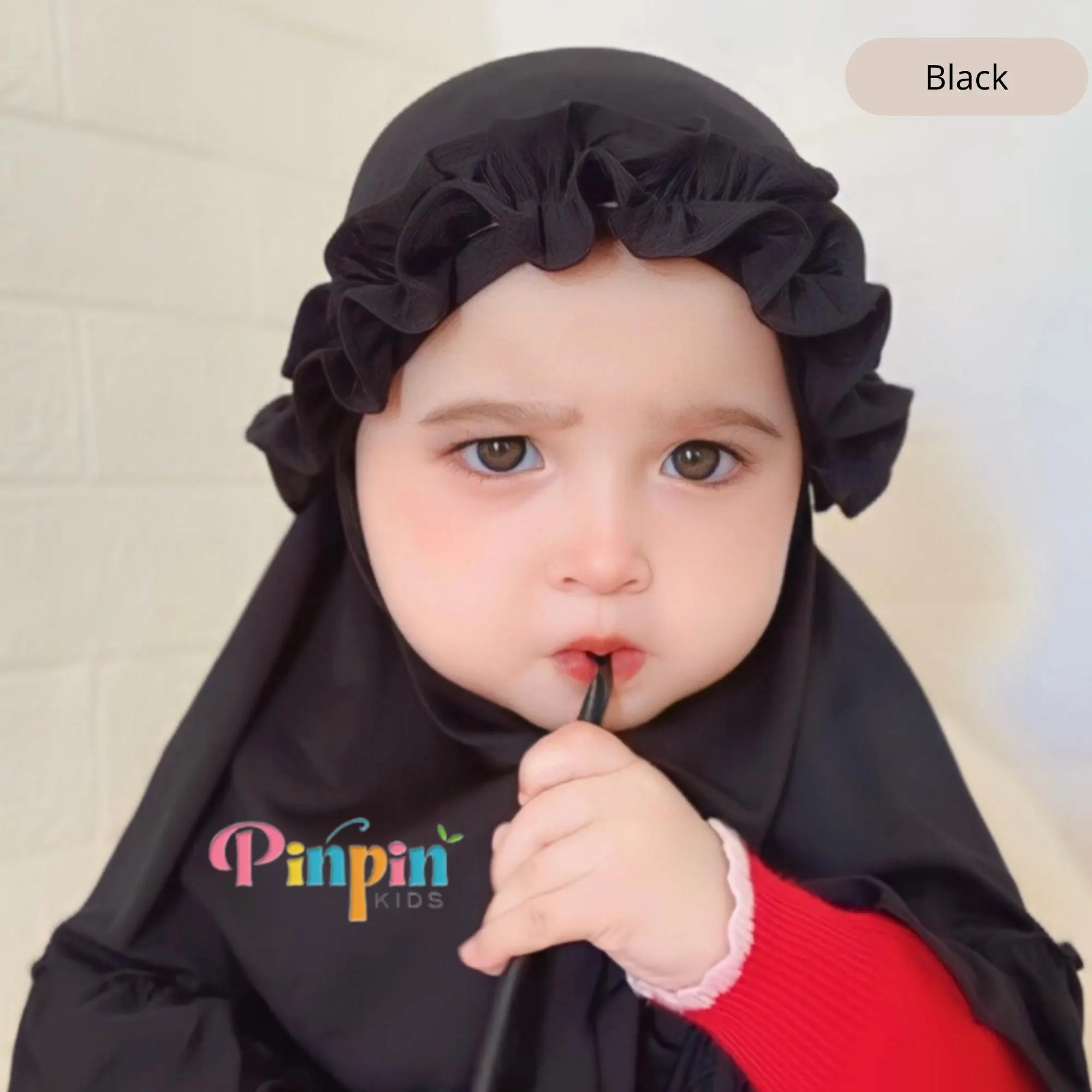 Baby Girl Hijab Ruffle for 0 Month - 3 Years