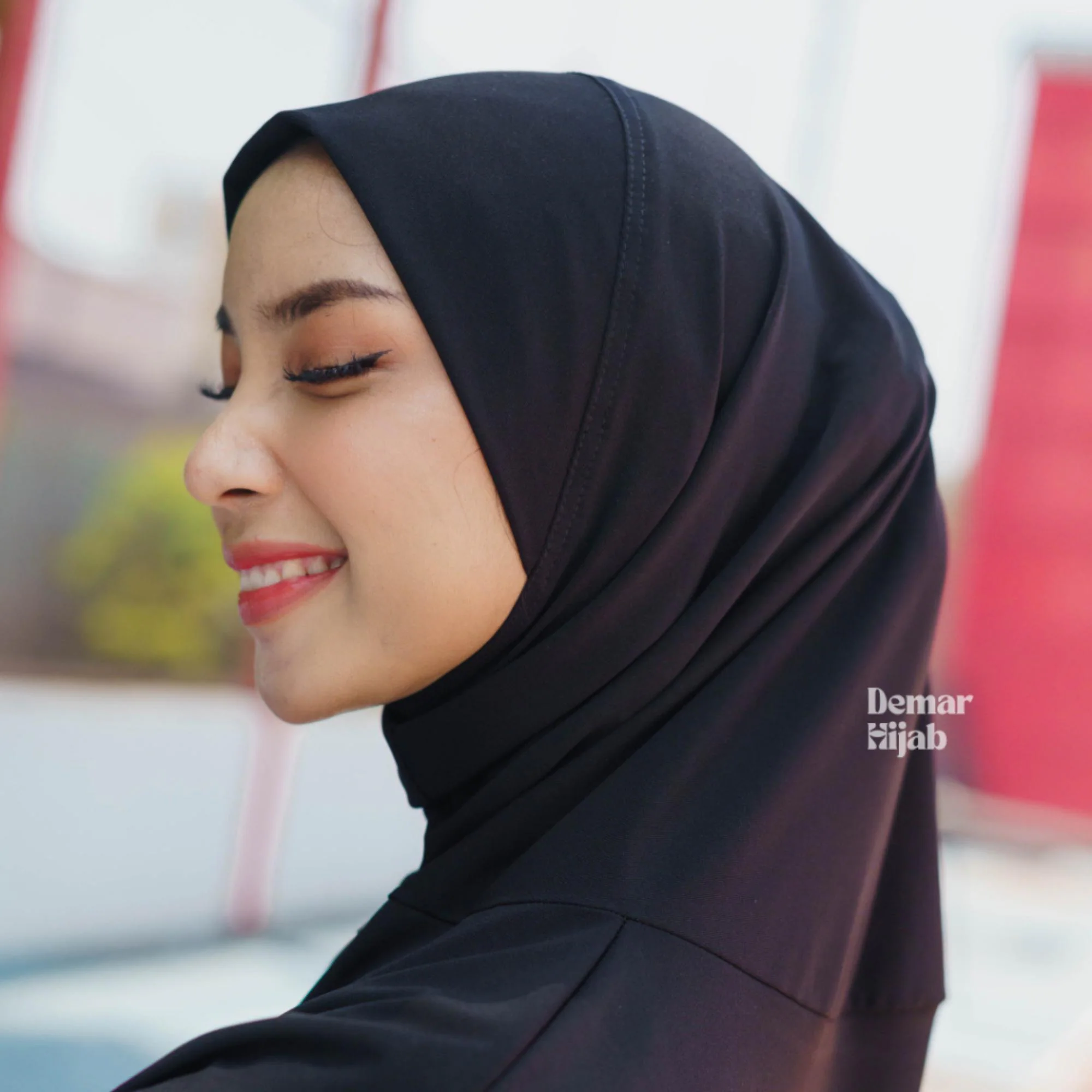 Black Hijab Sport for Women to Running and Gym