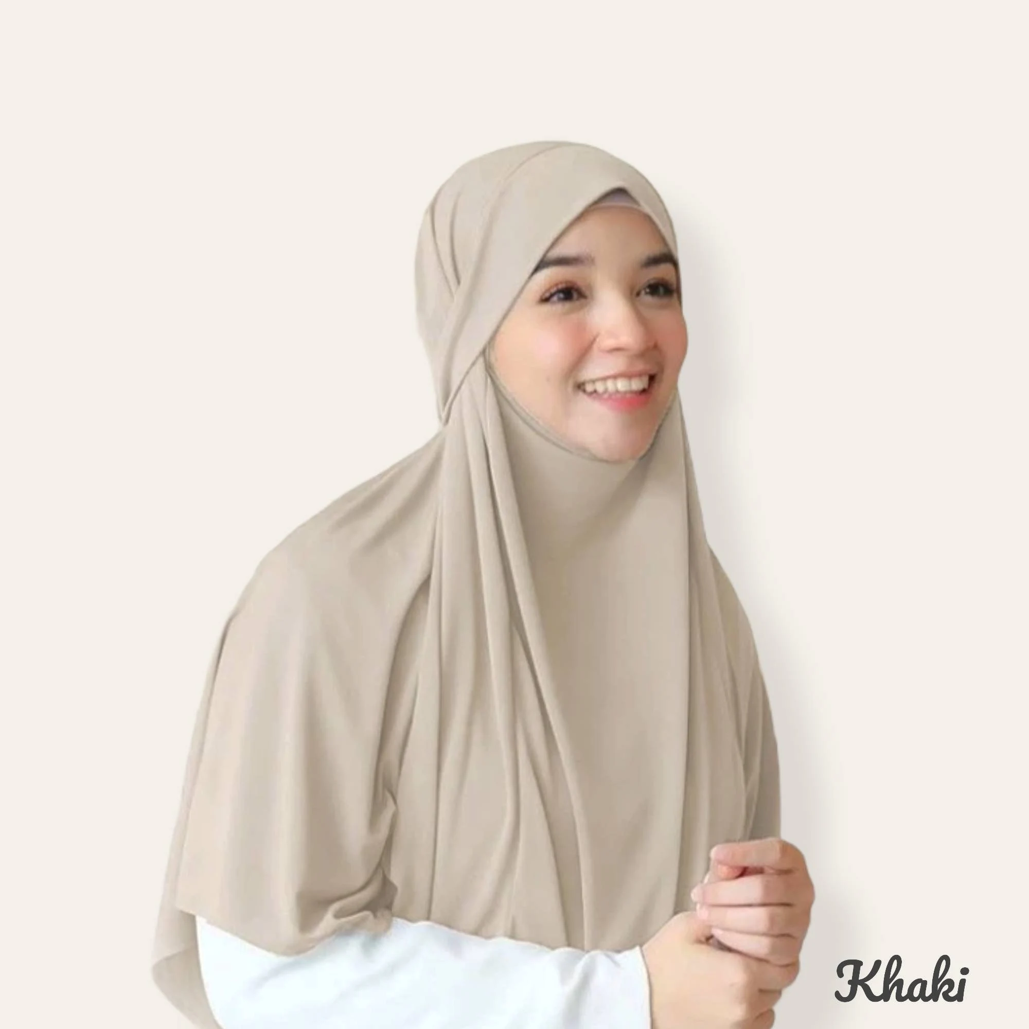 Instant Khimar and Niqab for Women Muslim, Long Jersey Hijab