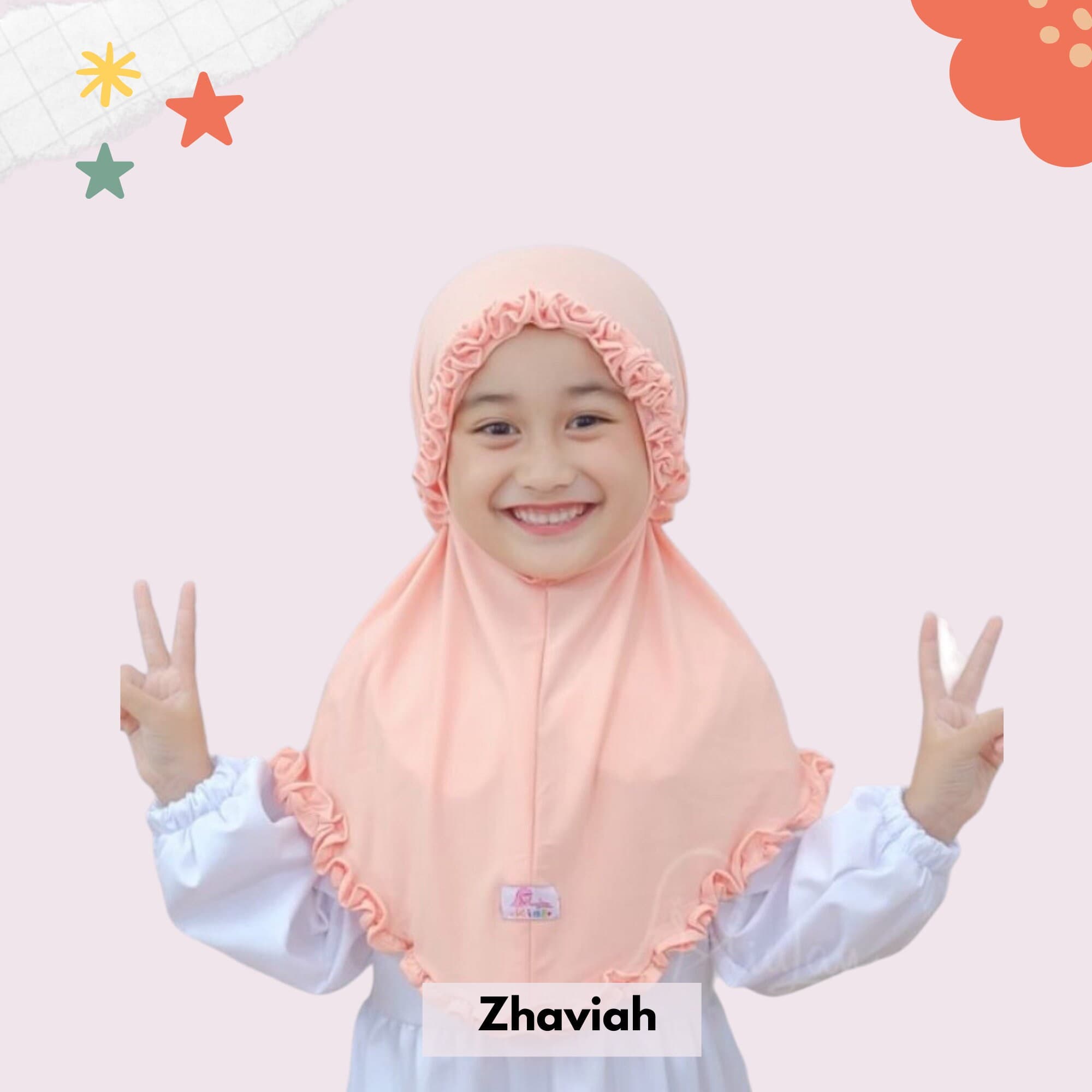 Muslim Baby Hijab, Little Baby Girl Hijab for 0-7 Years, Child Hijab Scarves for Baby Girl