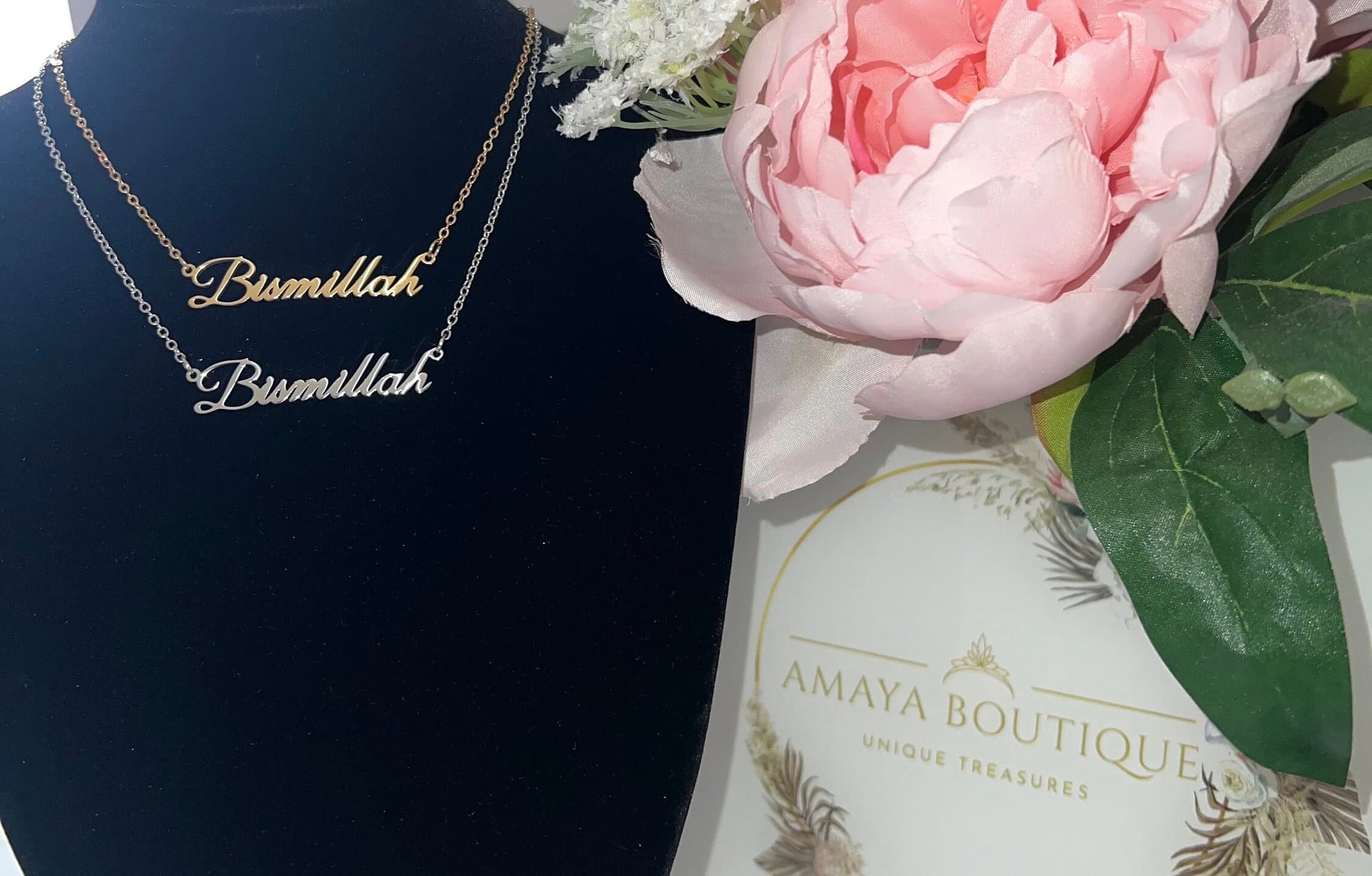 BISMILLAH NECKLACE | Eid gift | Islamic gift | Islamic jewellery | Muslim Jewellery |