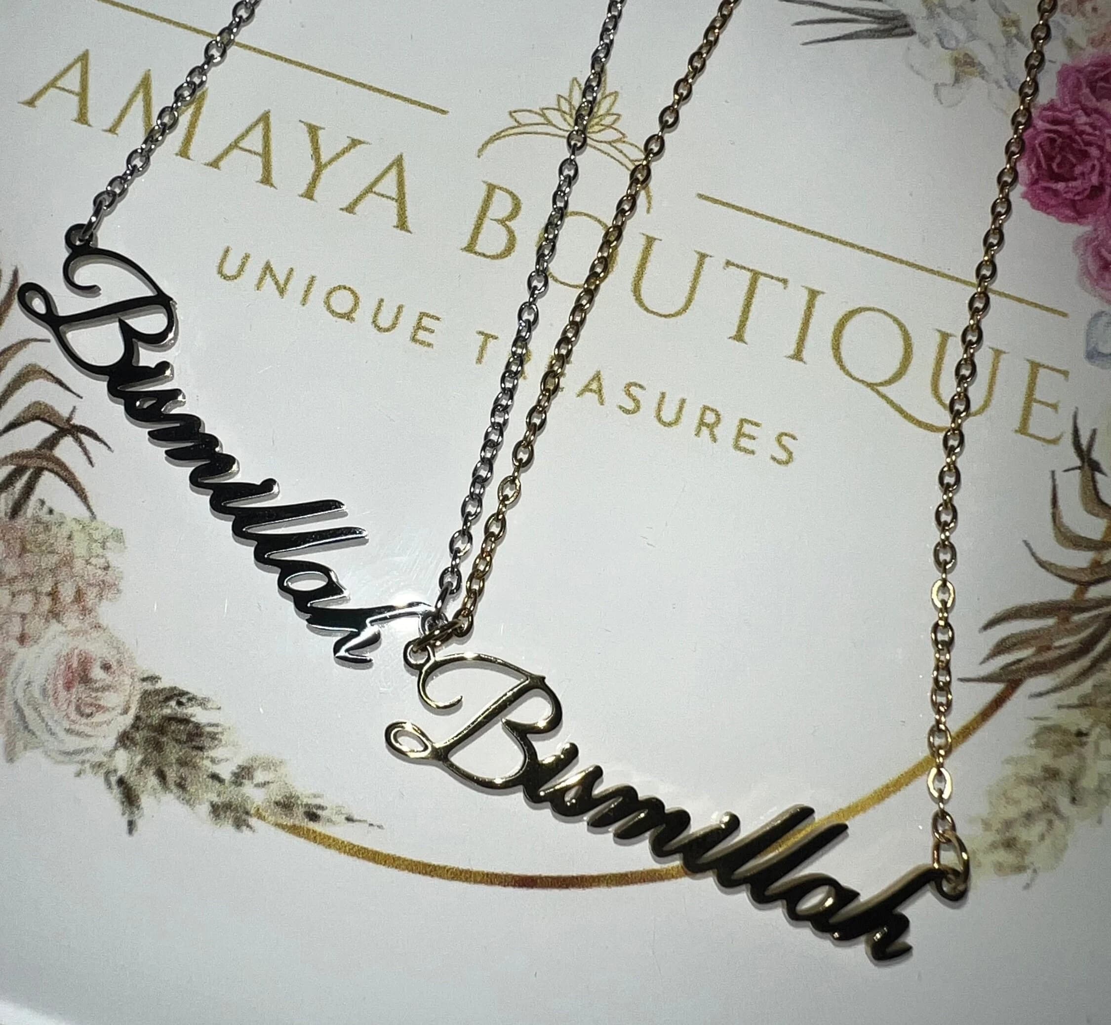 BISMILLAH NECKLACE | Eid gift | Islamic gift | Islamic jewellery | Muslim Jewellery | - image 4