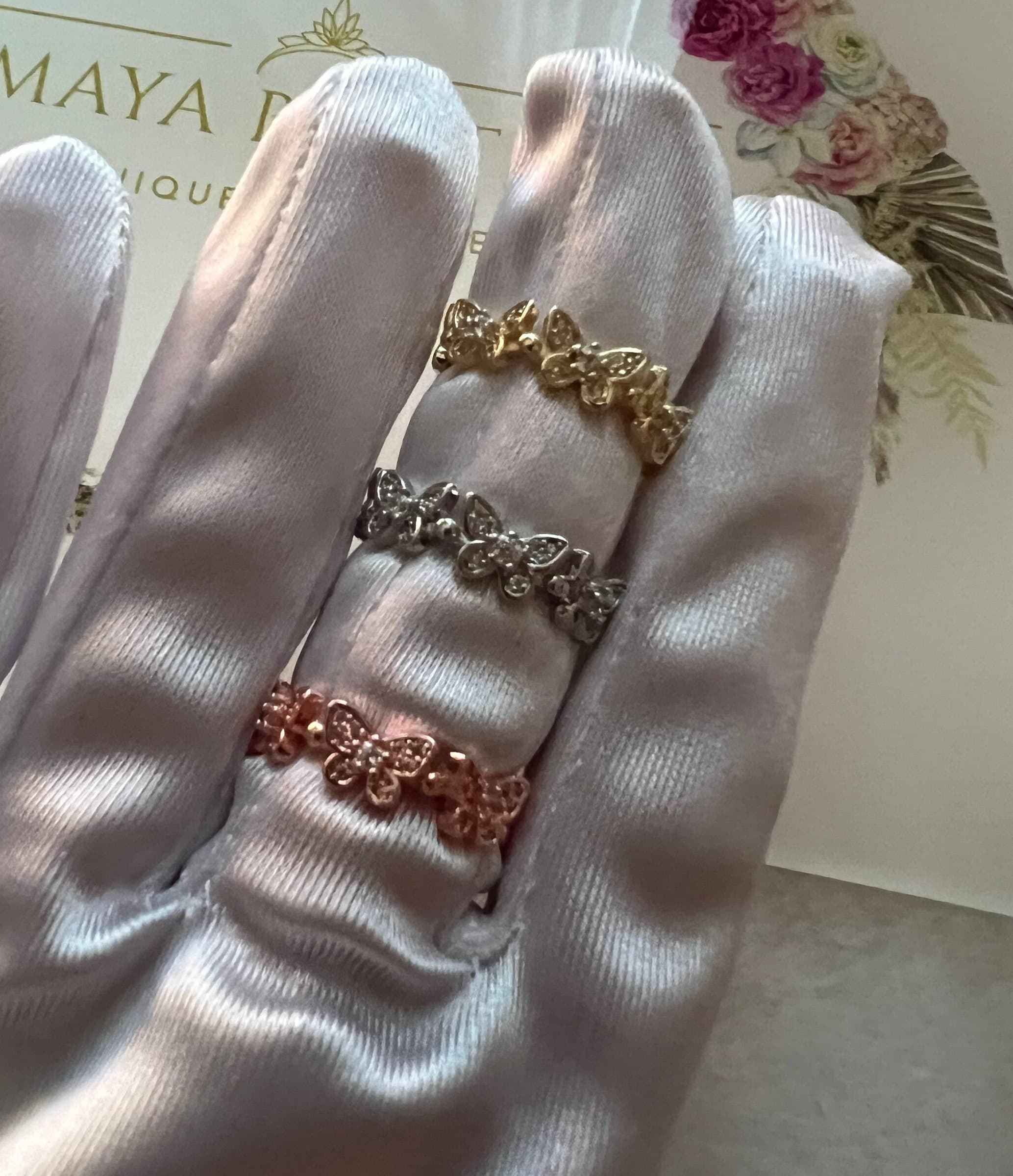 Butterfly Ring | Dainty Jewellery | Butterflies | Rings | Gift Idea | Cute Jewellery | Elegant | - image 2