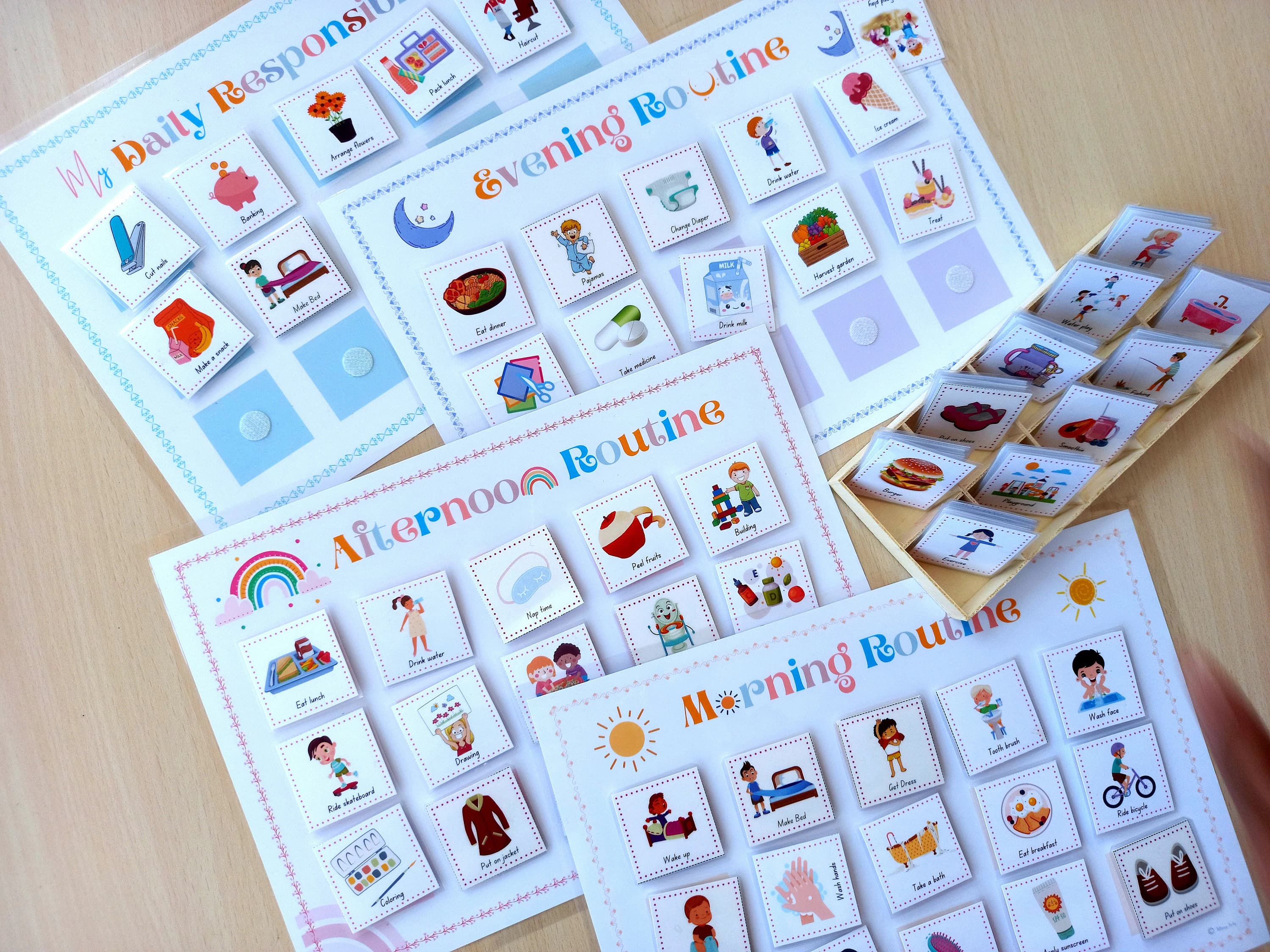 Toddler Routine Chart: Visual Schedule Cards (Digital Download) - image 5