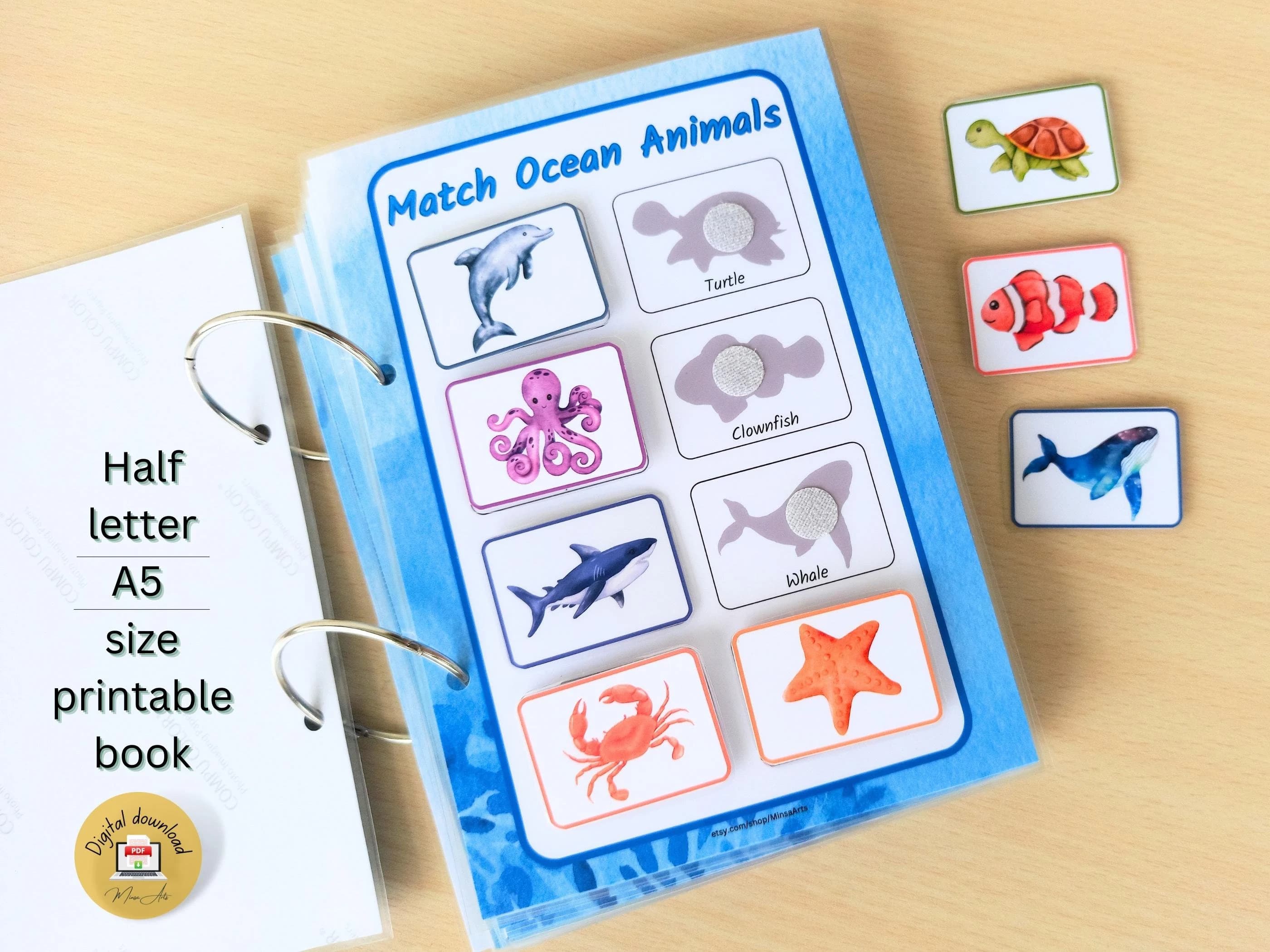 Preschool Mini Busy Books Set: Learning Binder Curriculum (Printable) - image 4