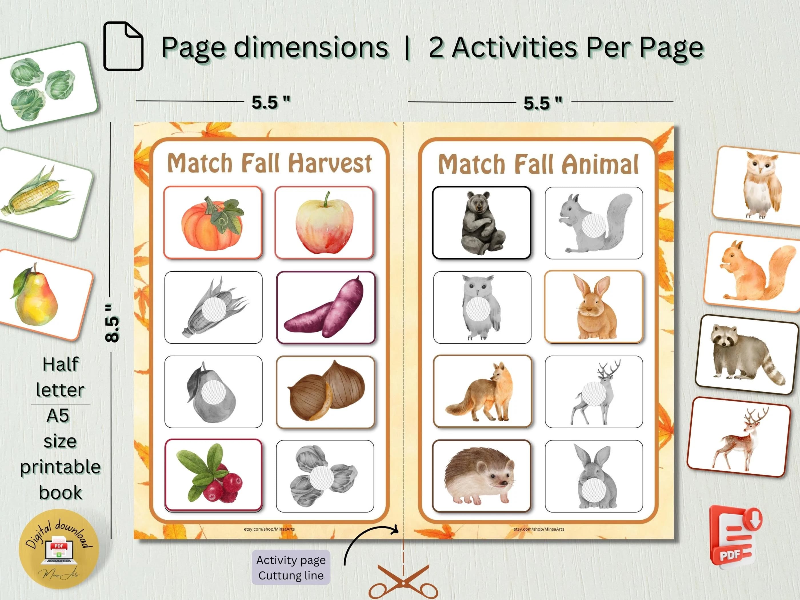 Preschool Mini Busy Books Set: Learning Binder Curriculum (Printable) - image 3
