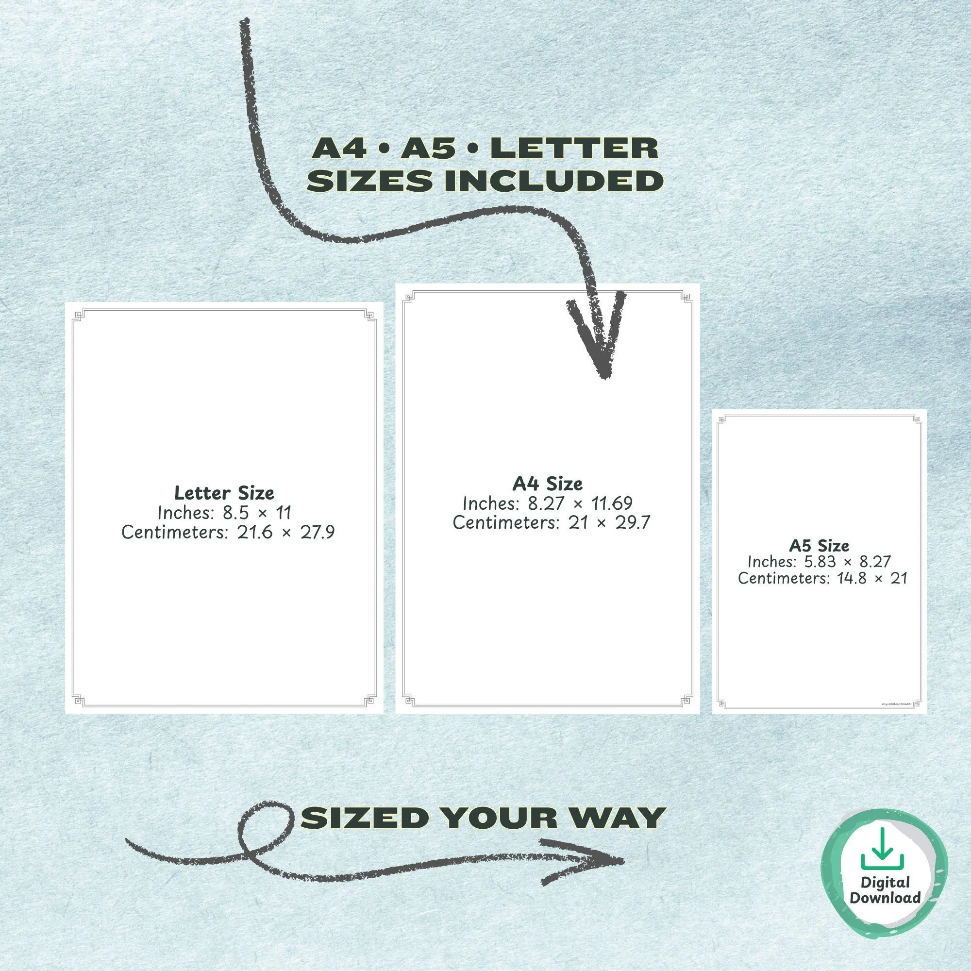 Step Count Tracker Printable | Daily Steps Log | Walking Fitness Tracker Chart | A4 A5 Letter - image 4