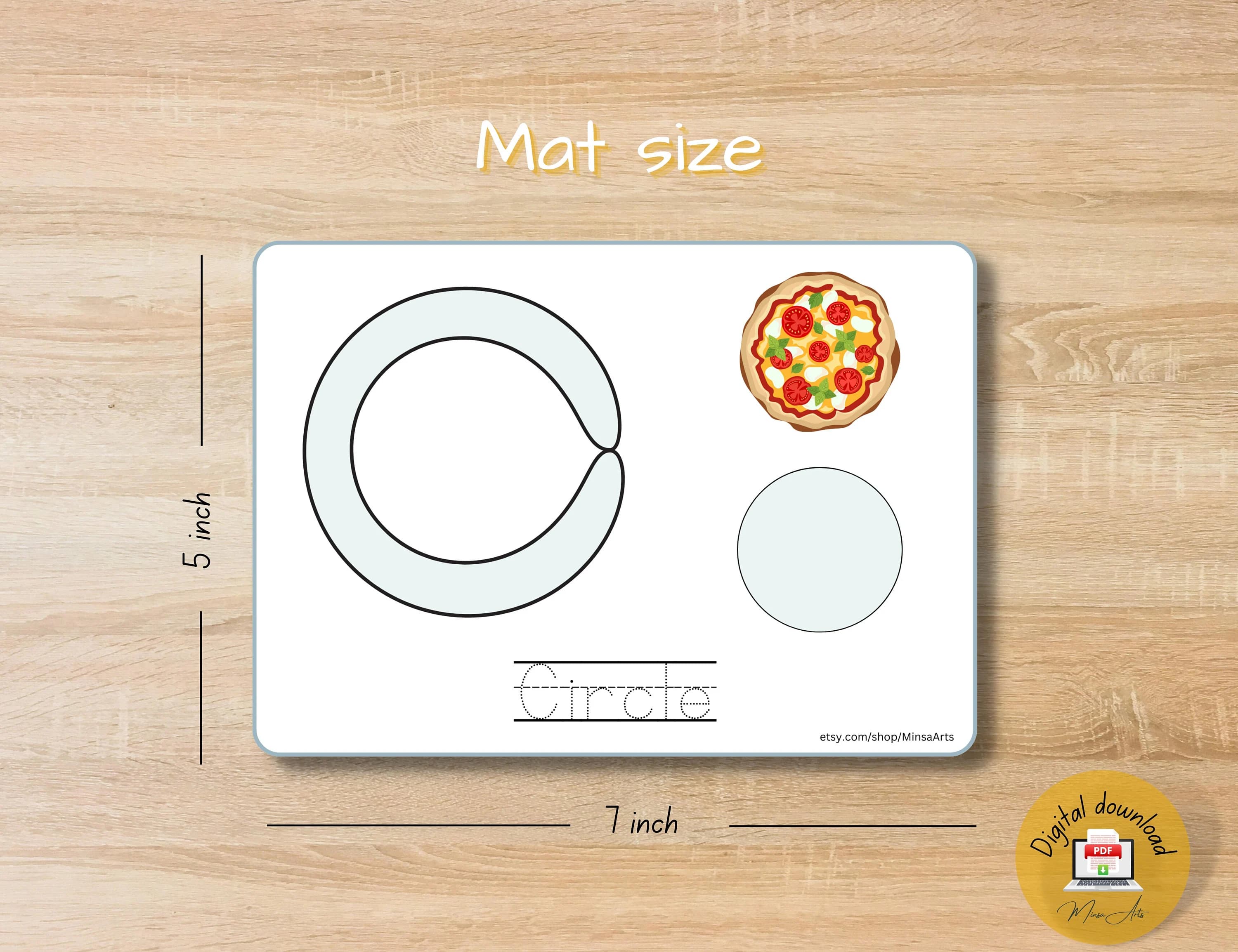 Shapes Play Dough Mats | PRINTABLE Playdough Toddler Activity | Pre-K Preschool Homeschool Curriculum