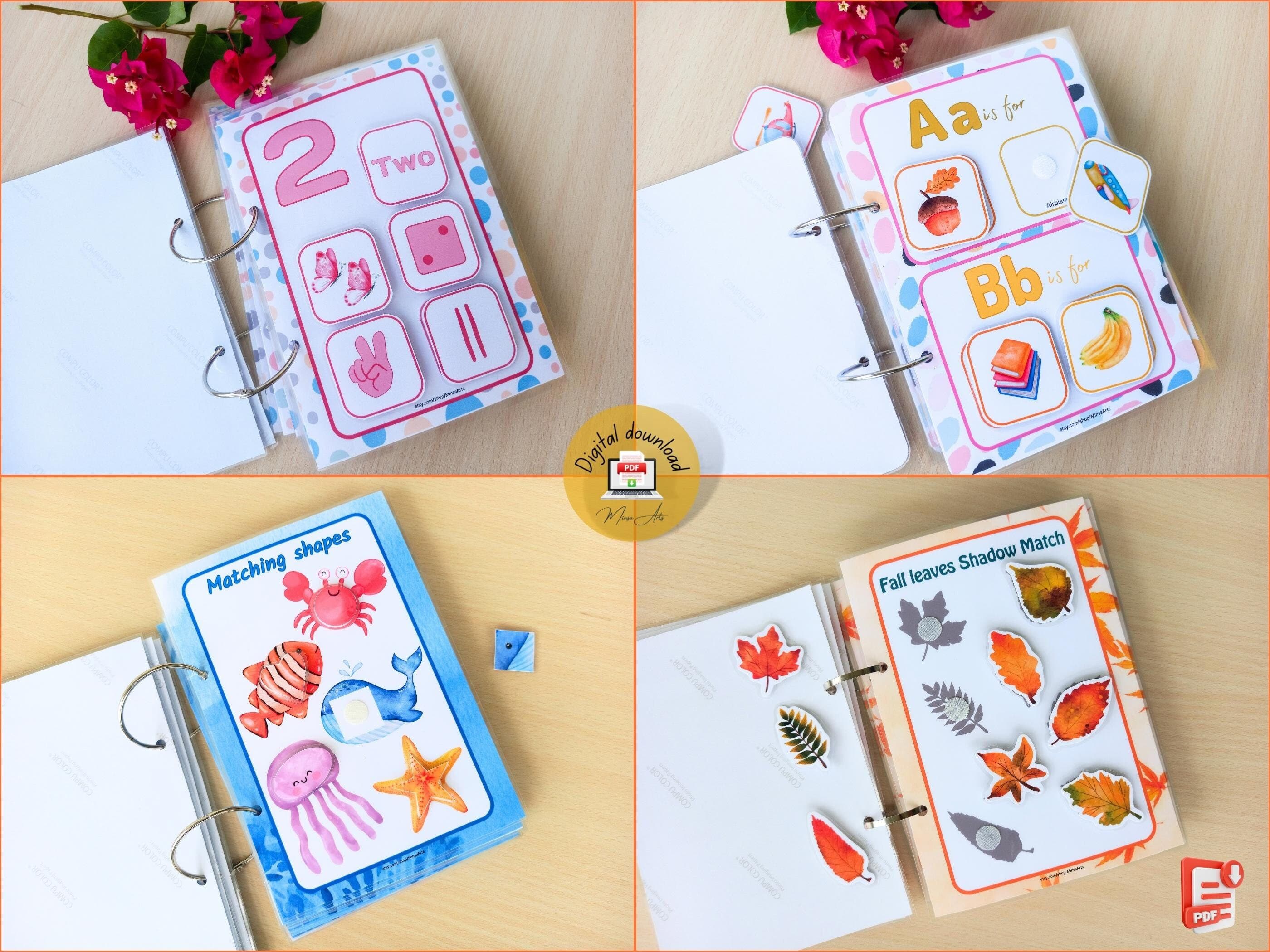Preschool Mini Busy Books Set: Learning Binder Curriculum (Printable) - image 5