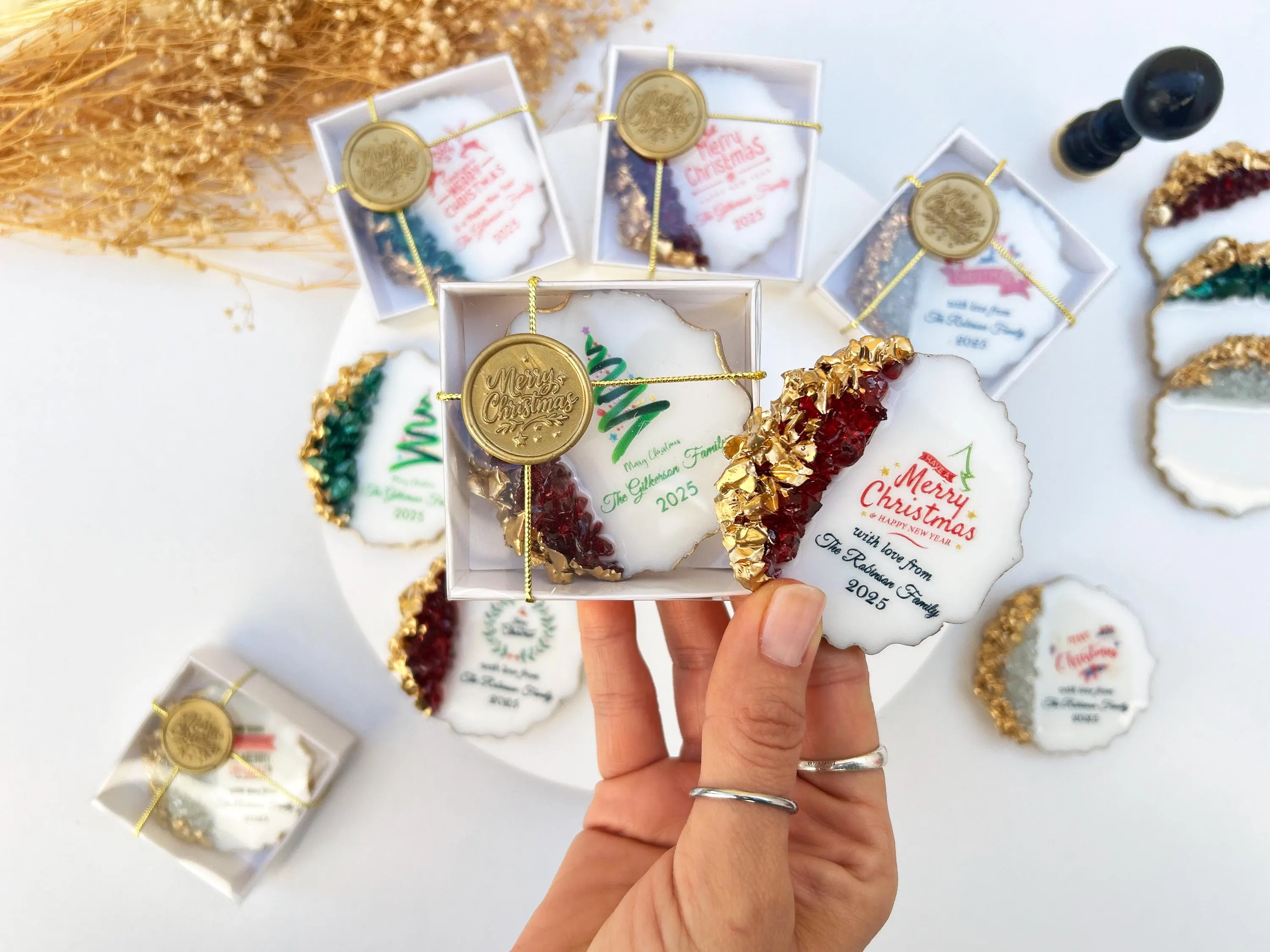 Christmas Party Favors for Adults: Christmas Gift for coworkers, Xmas Gifts, New Year 2025 gift, Christmas Decoration, Fridge Magnet - image 3