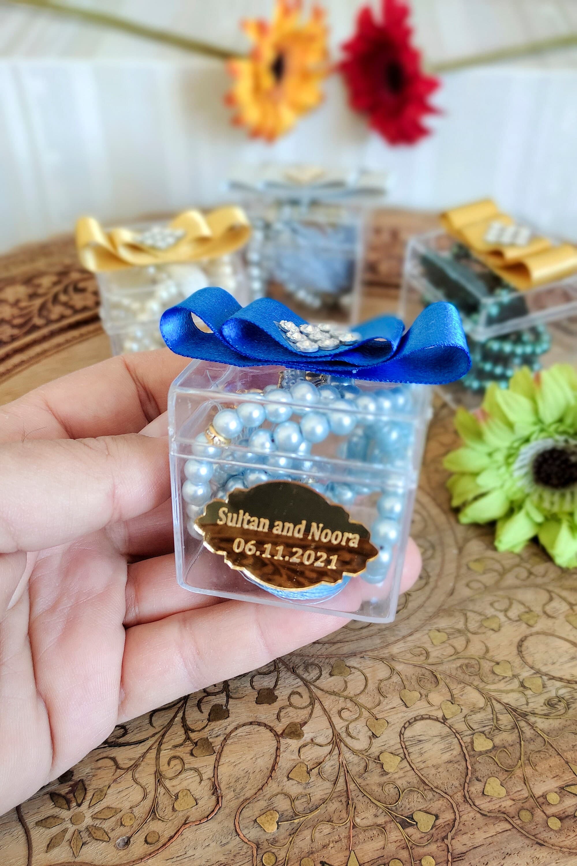 Prayer Beads Tasbeeh Masbaha Favors, Islamic Wedding Favor, Islamic Baby Shower Favor, Eid Favor, Graduation Favor, Muslim Party Favor - image 2