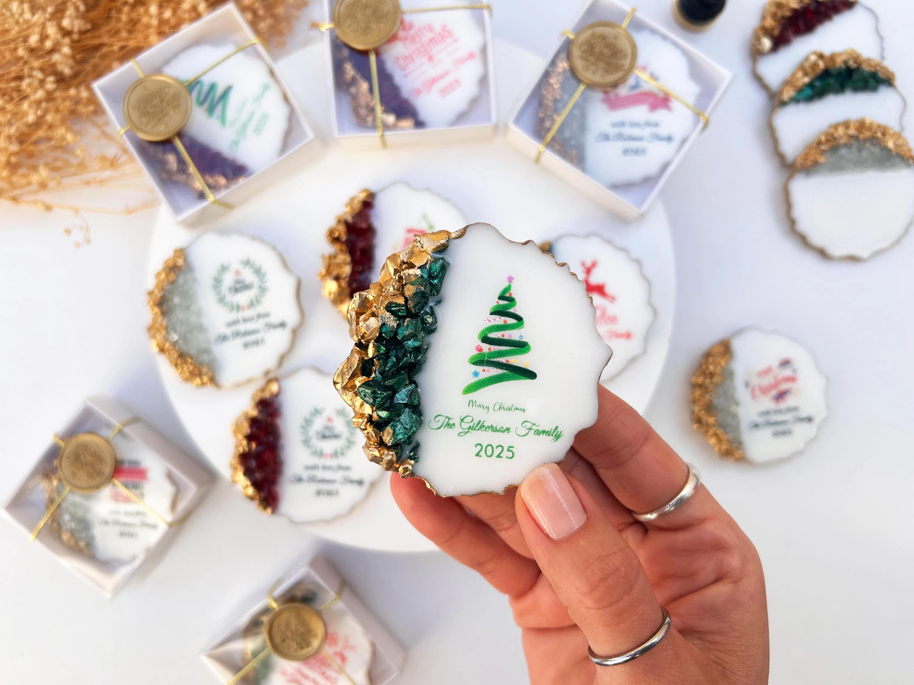 Christmas Party Favors for Adults: Christmas Gift for coworkers, Xmas Gifts, New Year 2025 gift, Christmas Decoration, Fridge Magnet