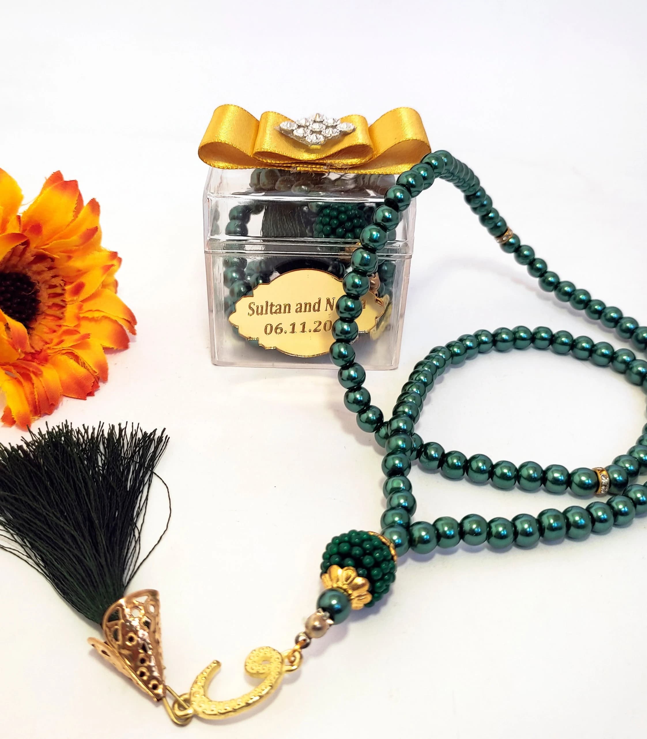 Prayer Beads Tasbeeh Masbaha Favors, Islamic Wedding Favor, Islamic Baby Shower Favor, Eid Favor, Graduation Favor, Muslim Party Favor