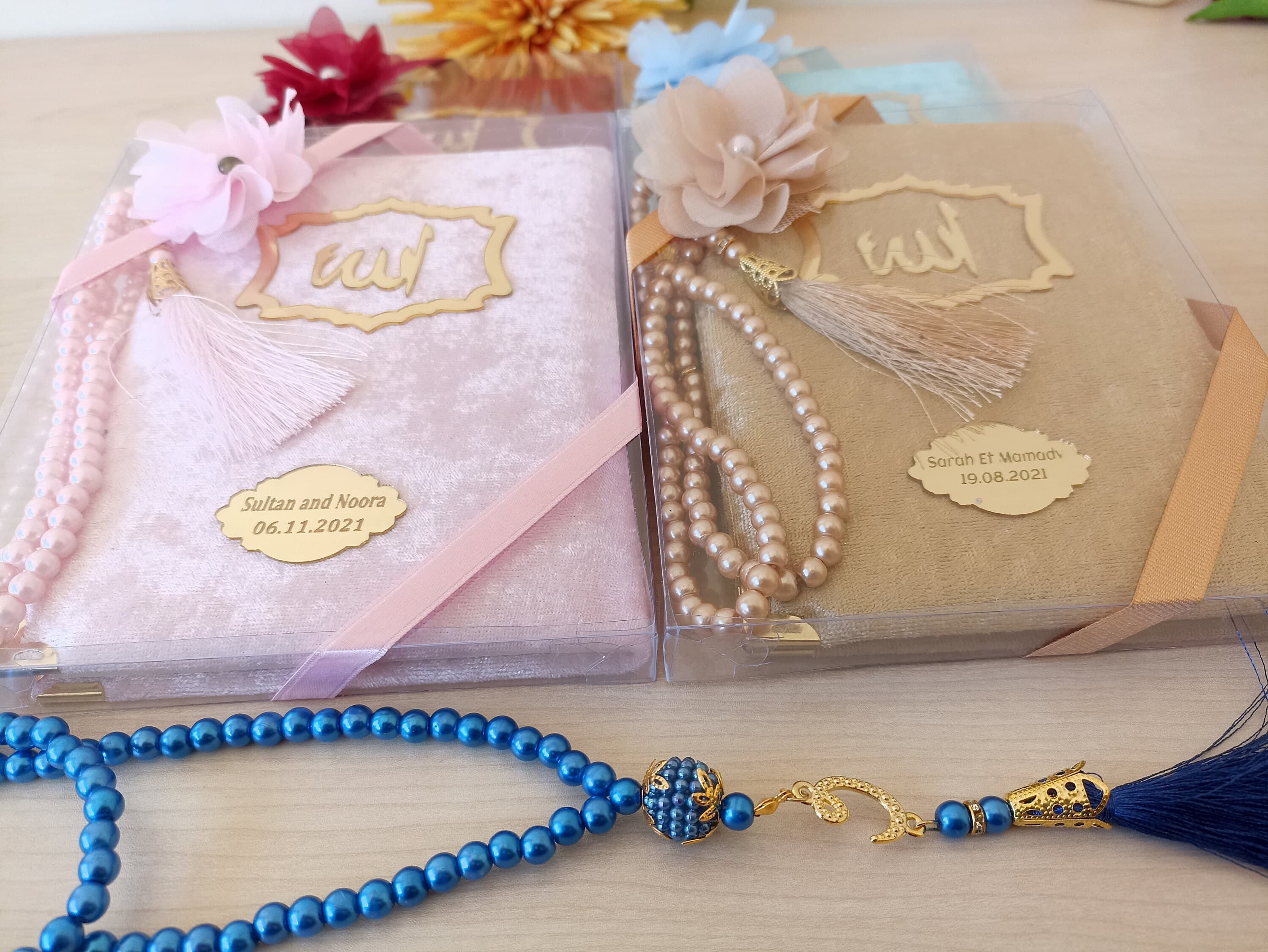 Personalized Yaseen Book Gift Set, Eid Gift, Tasbeeh, Surah Yaseen Book, Islamic Muslim Gift, Muslim Wedding Favor, Nikkah Favors - image 5