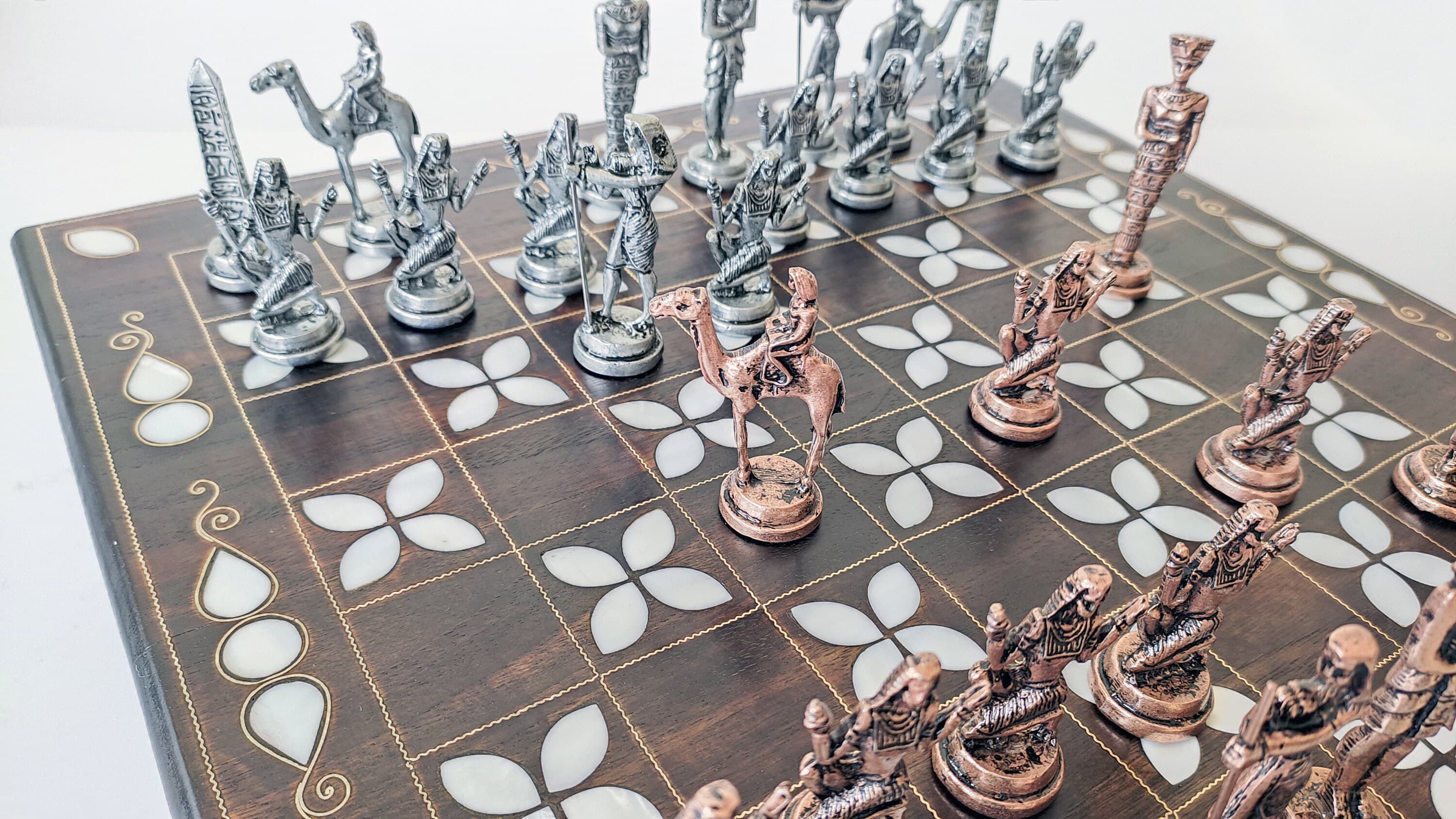 Personalized Wooden Chess Set, Mens Valentines gifts, Handmade Chess Board, Chess Pieces, Gift for him unique, Personalized gift, Gift her - image 5