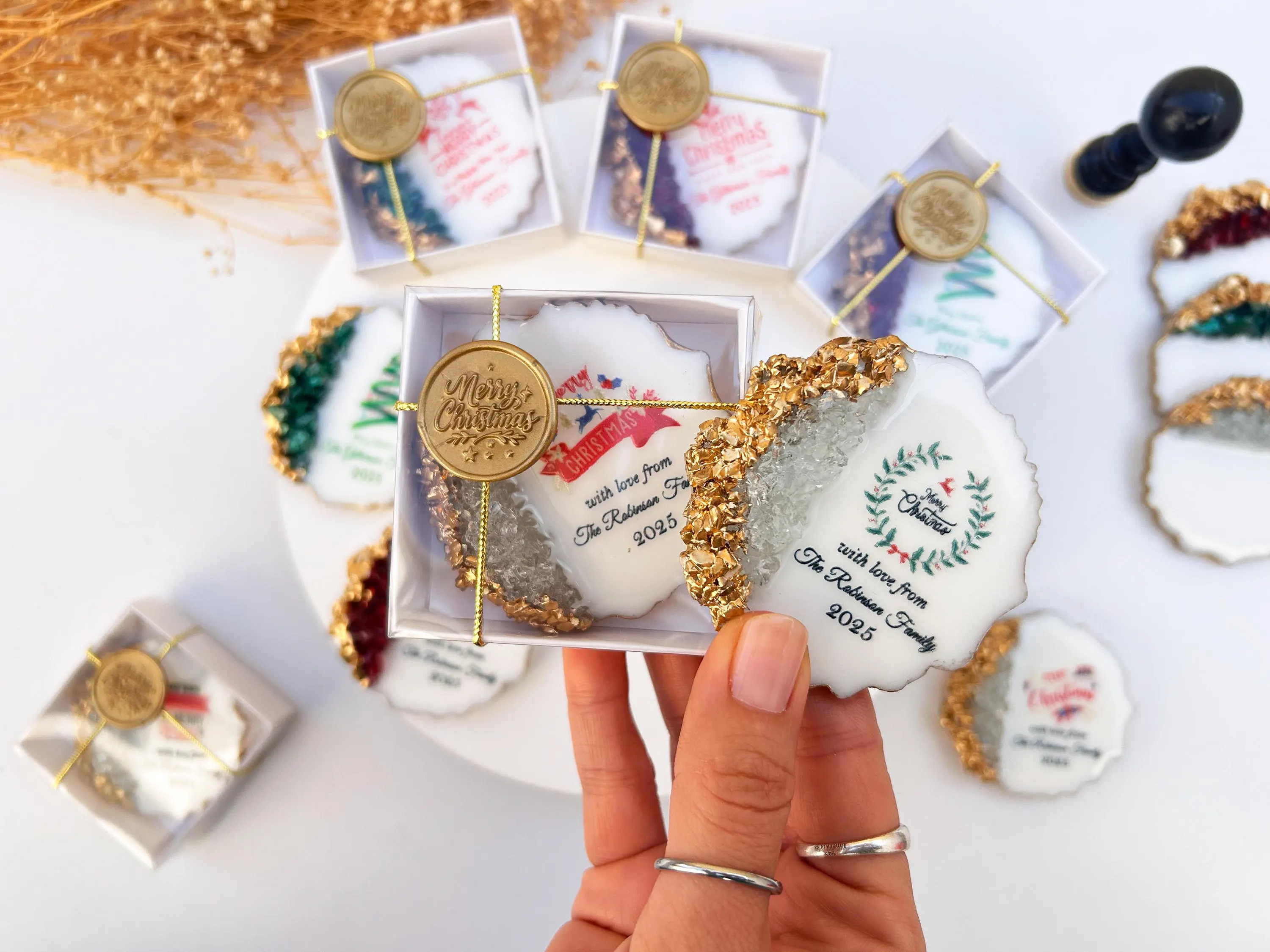 Christmas Party Favors for Adults: Christmas Gift for coworkers, Xmas Gifts, New Year 2025 gift, Christmas Decoration, Fridge Magnet - image 5
