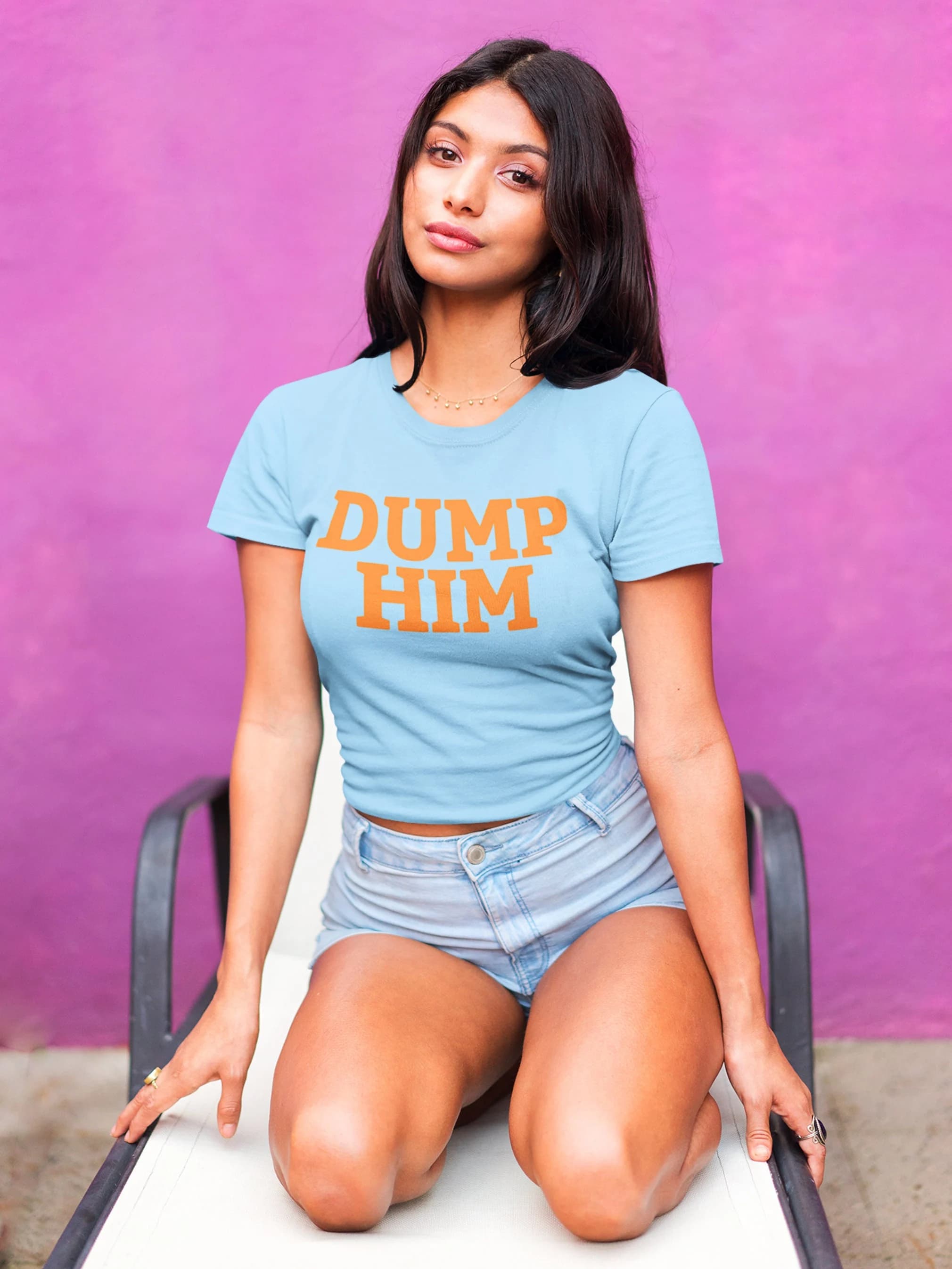 Dump Him Baby Tee | Y2K Graphic TShirt | Britney Inspired Top | 2000s Fashion Shirt