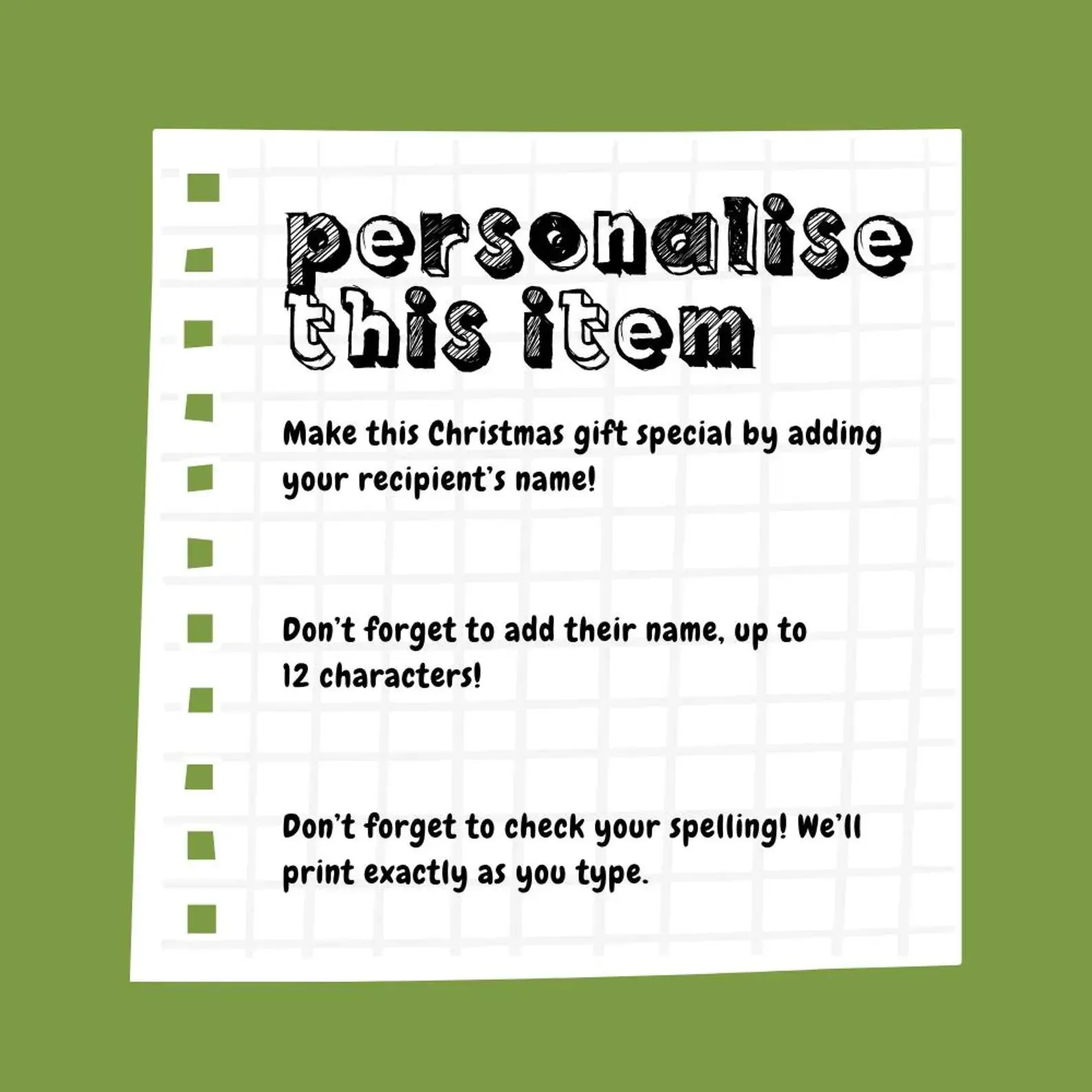 Personalised Christmas Jelly Beans Stocking Filler Secret Santa Tin - image 4