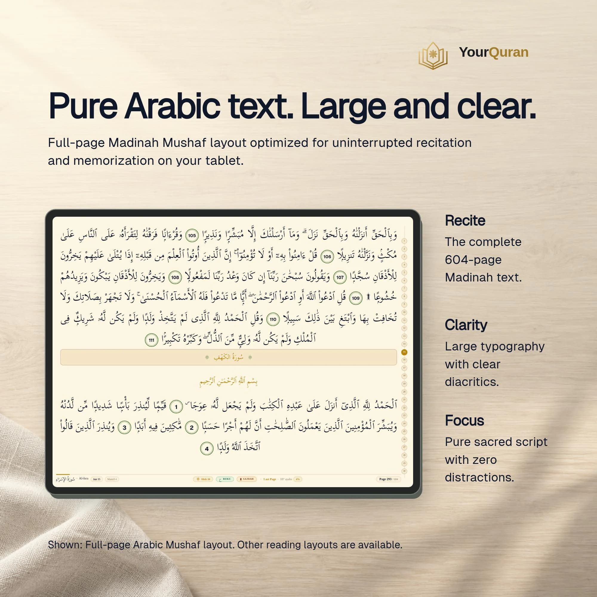 Talebe Arabic Quran Study Companion – Full Mushaf, GoodNotes Layout (Digital Download) - image 3
